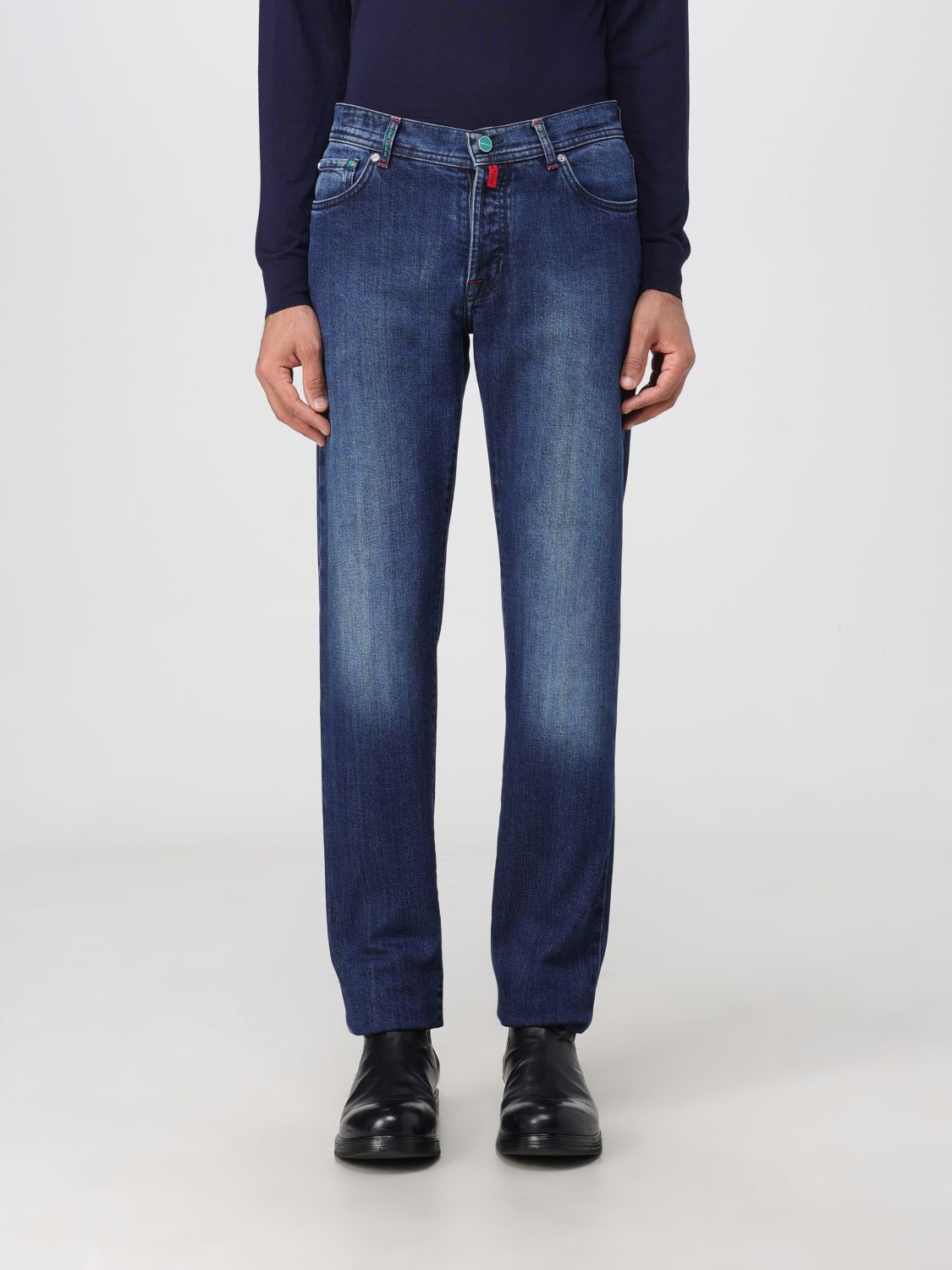 Kiton Jeans KITON Men colour Denim