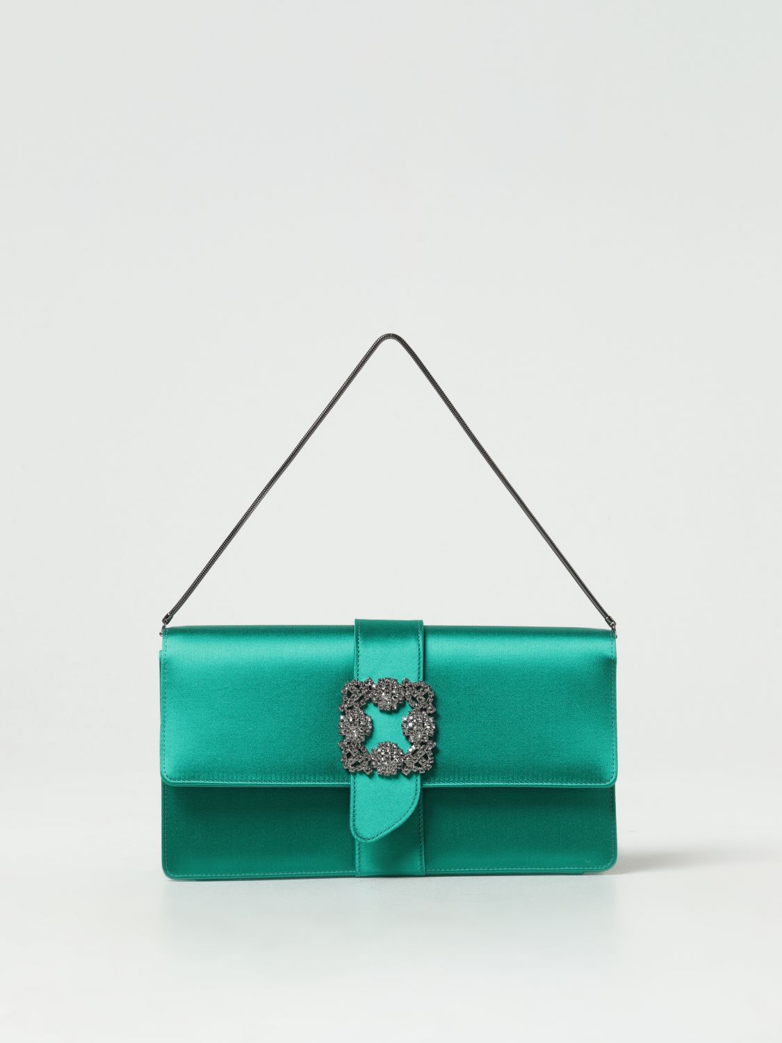 Manolo Blahnik Clutch MANOLO BLAHNIK Woman colour Green