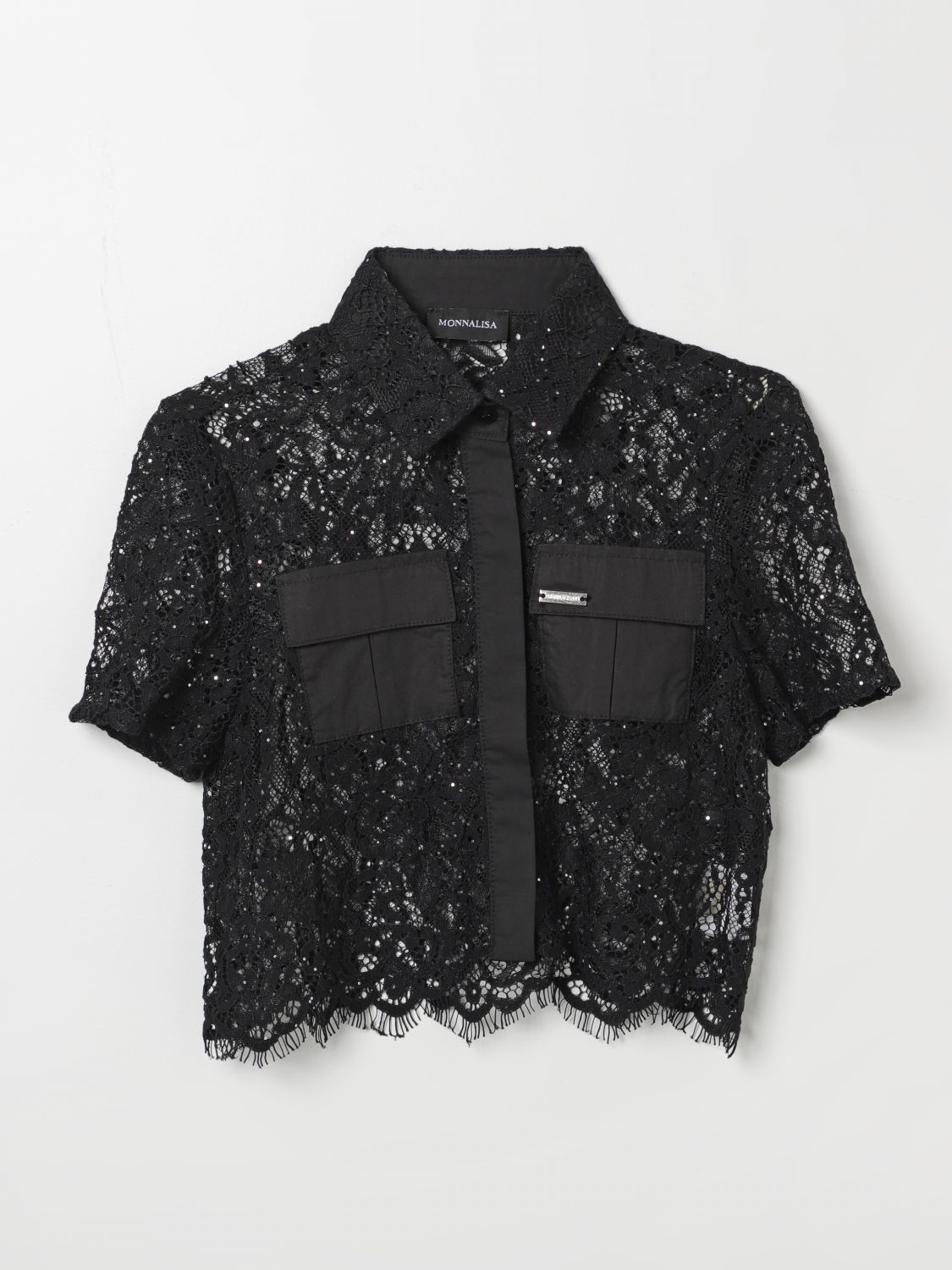 Monnalisa Shirt MONNALISA Kids colour Black