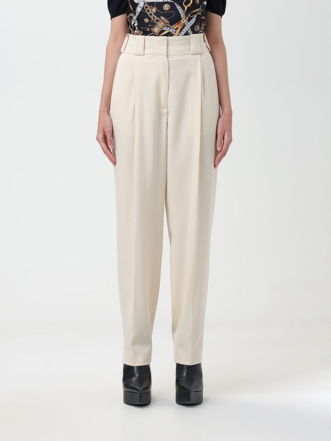 Moschino Couture Trousers MOSCHINO COUTURE Woman colour White