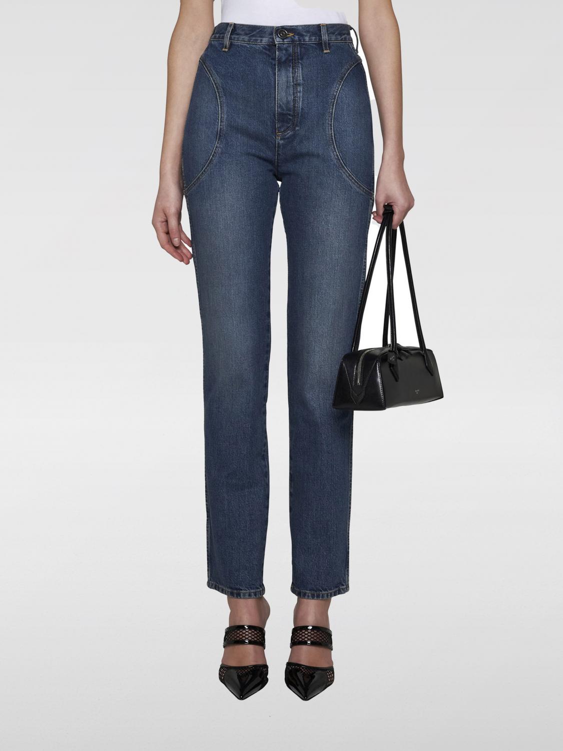 Alaïa Jeans ALAÏA Woman color Blue