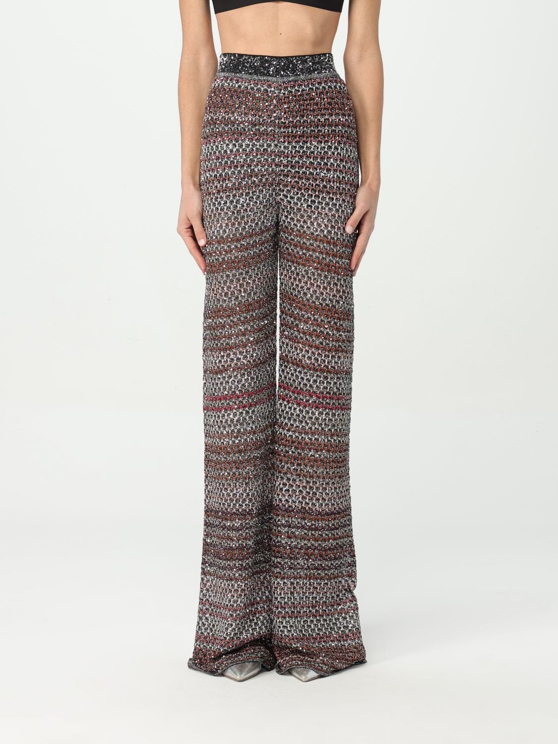 Missoni Trousers MISSONI Woman colour Black