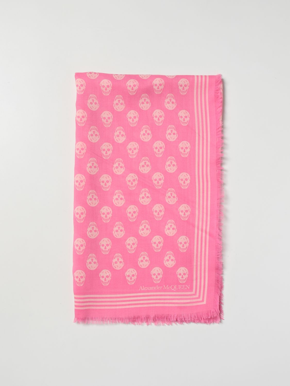 Alexander McQueen Scarf ALEXANDER MCQUEEN Woman colour Pink