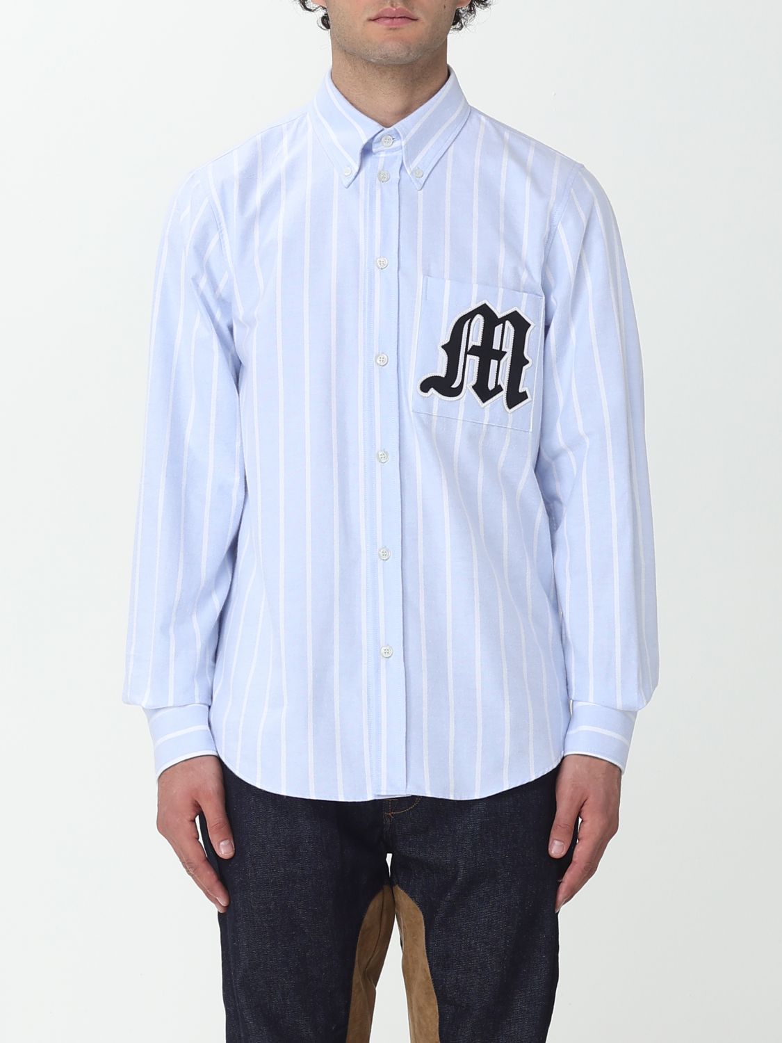 Msgm Shirt MSGM Men colour Gnawed Blue