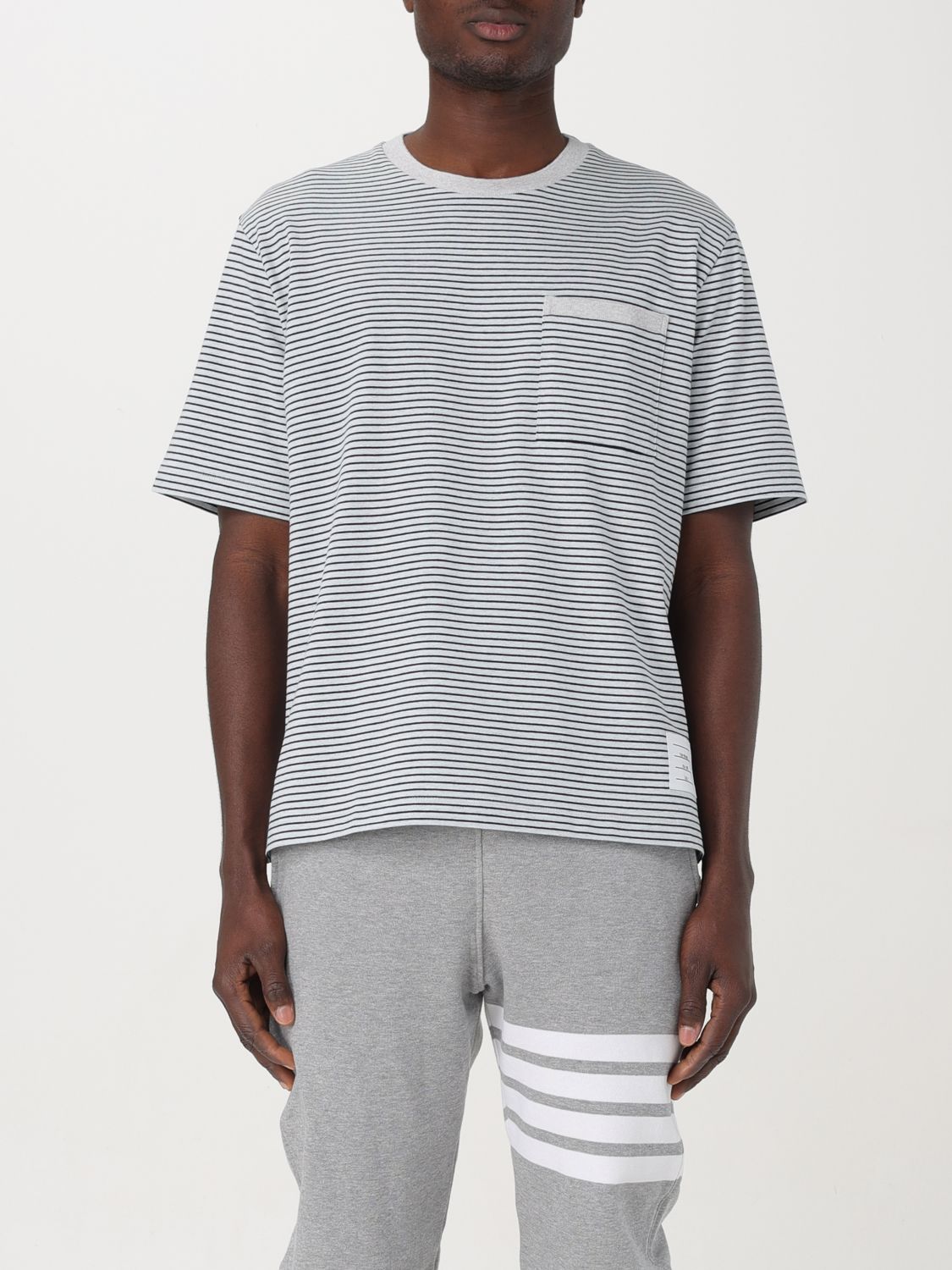 Thom Browne T-Shirt THOM BROWNE Men colour Gnawed Blue