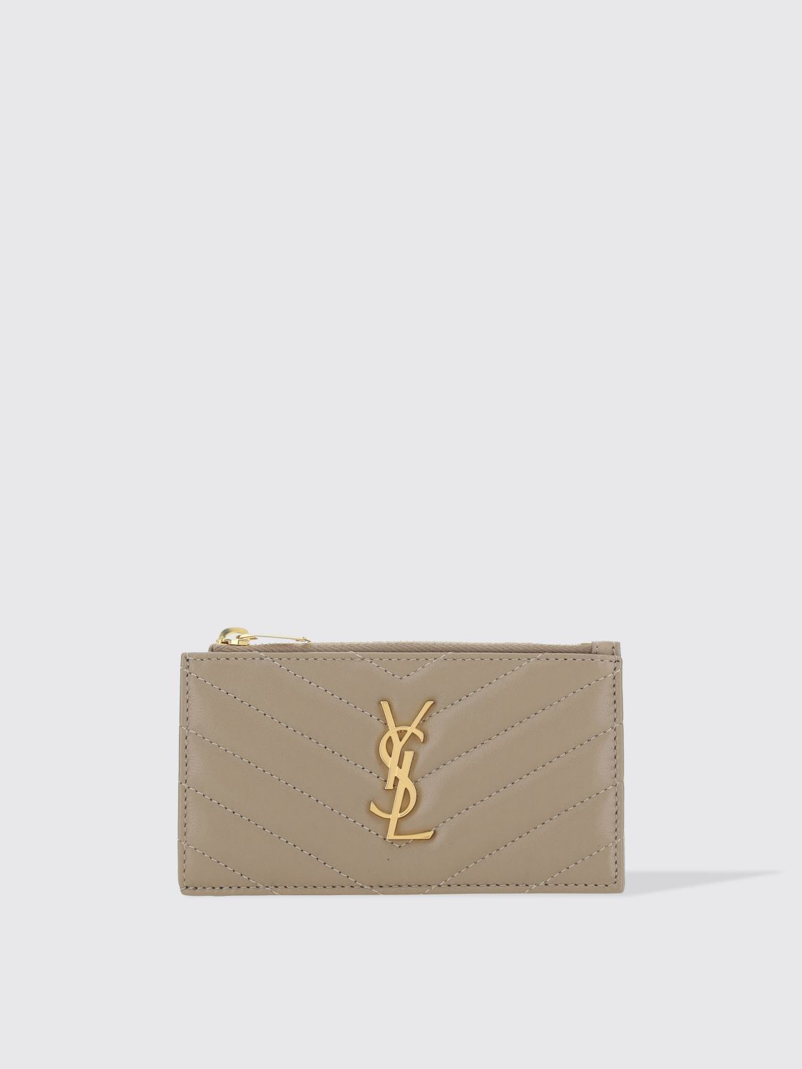 Saint Laurent Wallet SAINT LAURENT Woman colour Grey