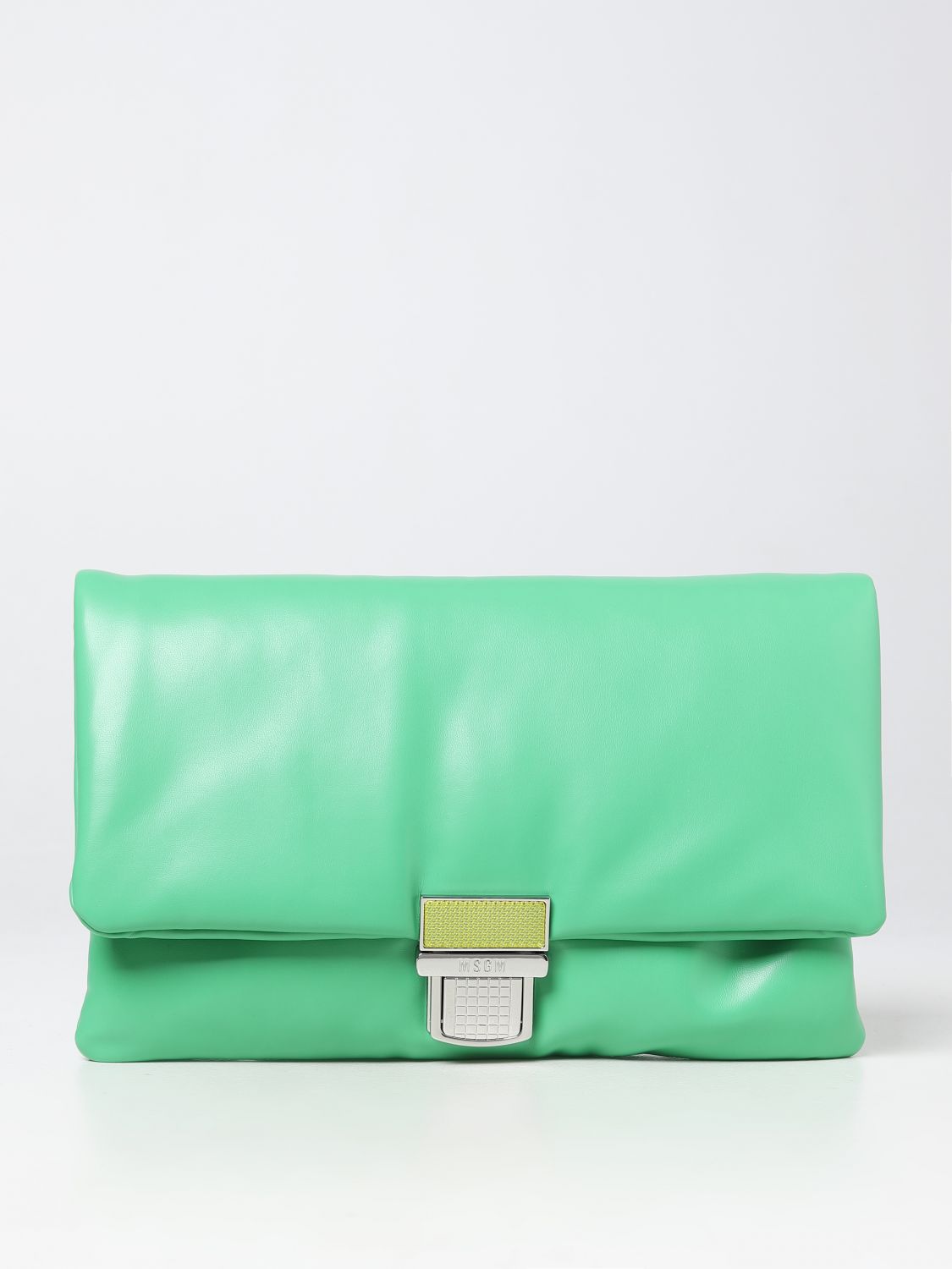 Msgm Clutch MSGM Woman colour Green