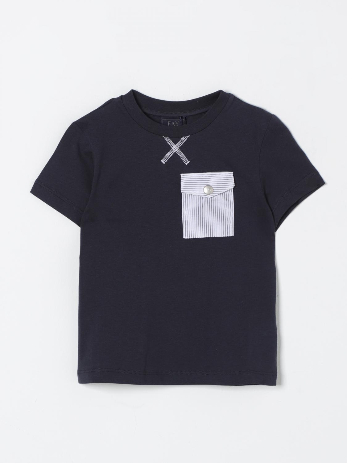 Fay Junior T-Shirt FAY JUNIOR Kids color Blue