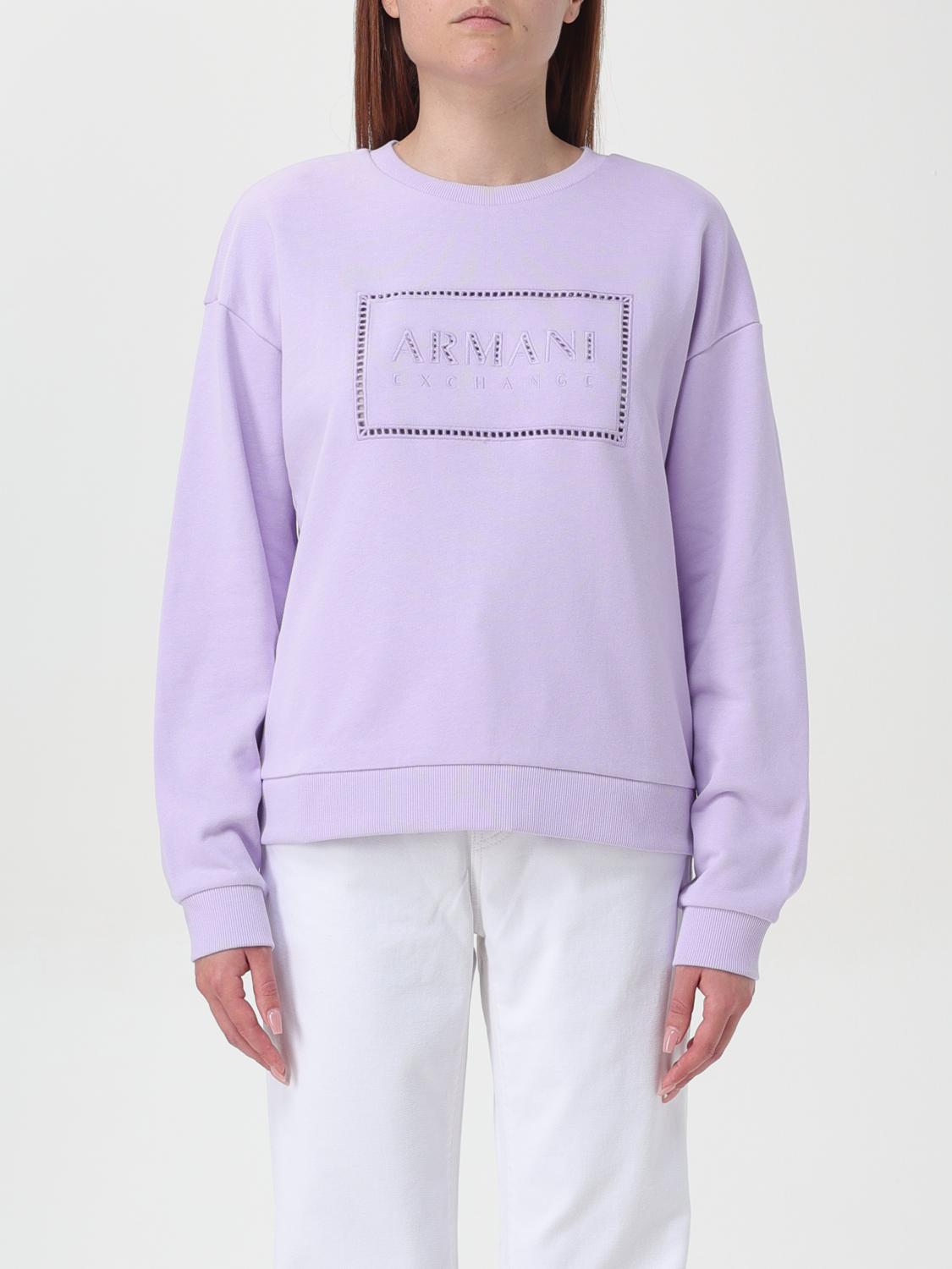 Armani Exchange Sweatshirt ARMANI EXCHANGE Woman color Violet