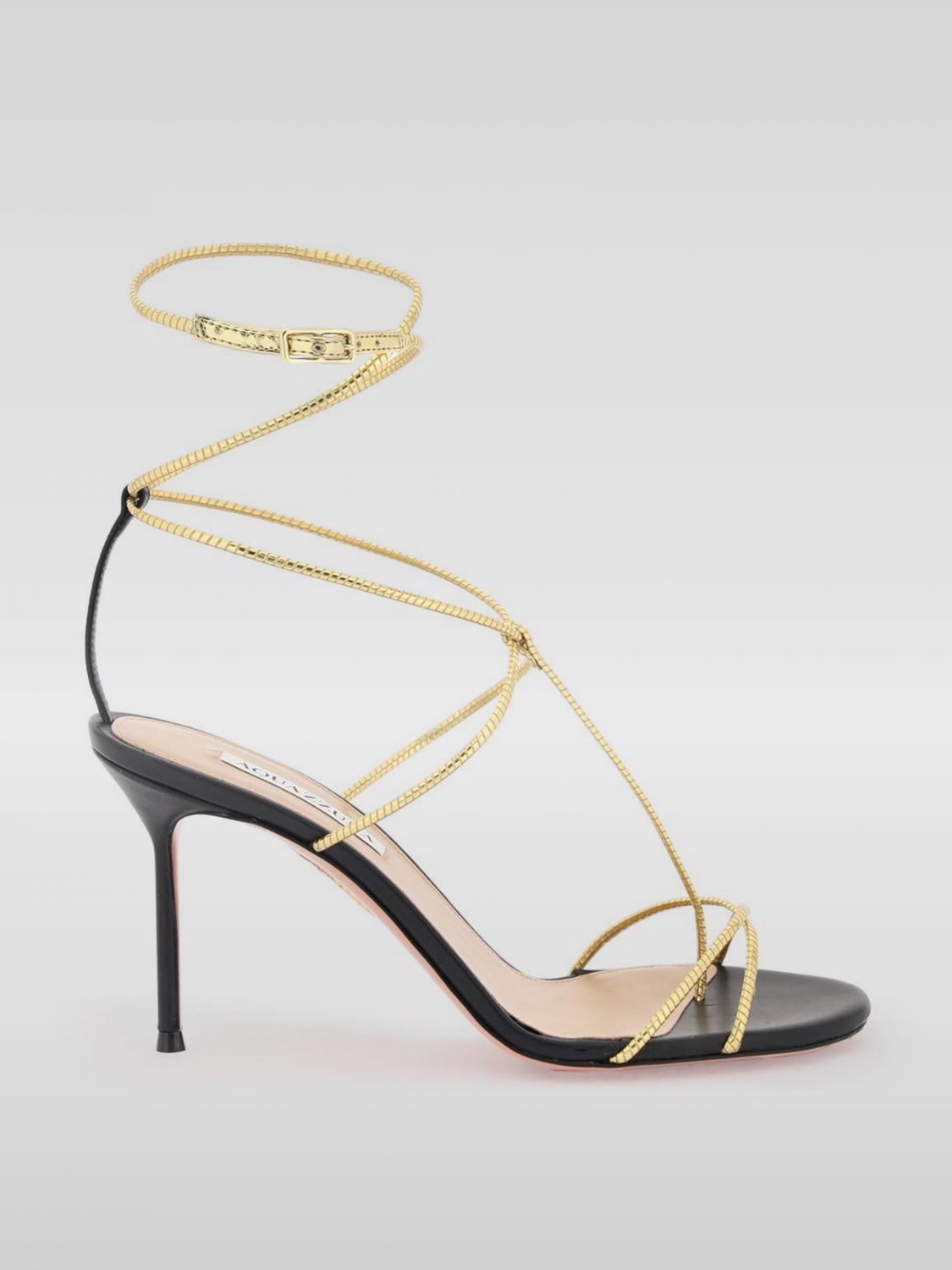 Aquazzura Heeled Sandals AQUAZZURA Woman colour Gold