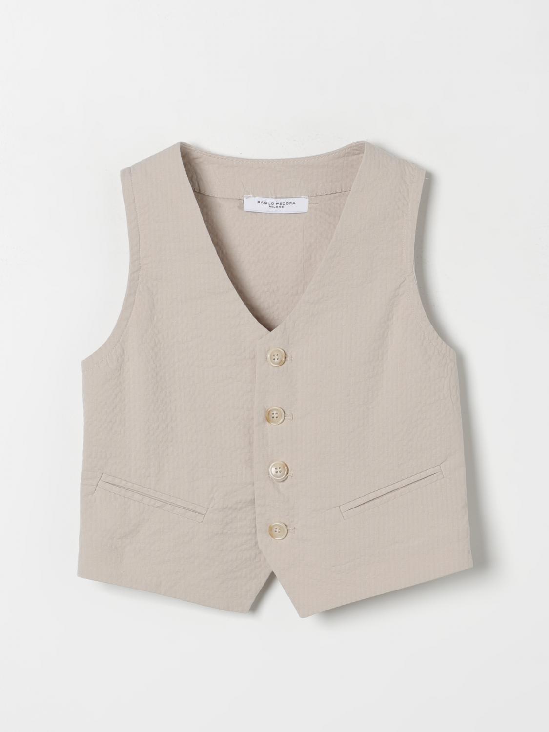 Paolo Pecora Jacket PAOLO PECORA Kids colour Sand