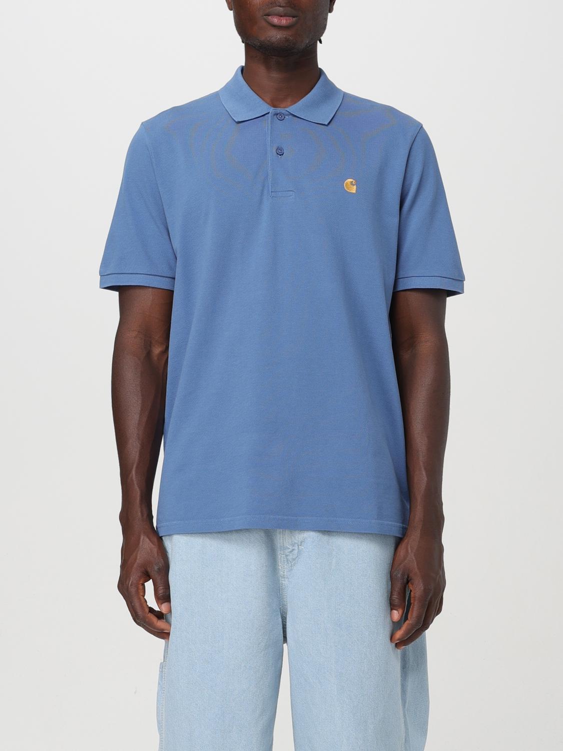 Carhartt WIP Polo Shirt CARHARTT WIP Men color Gnawed Blue