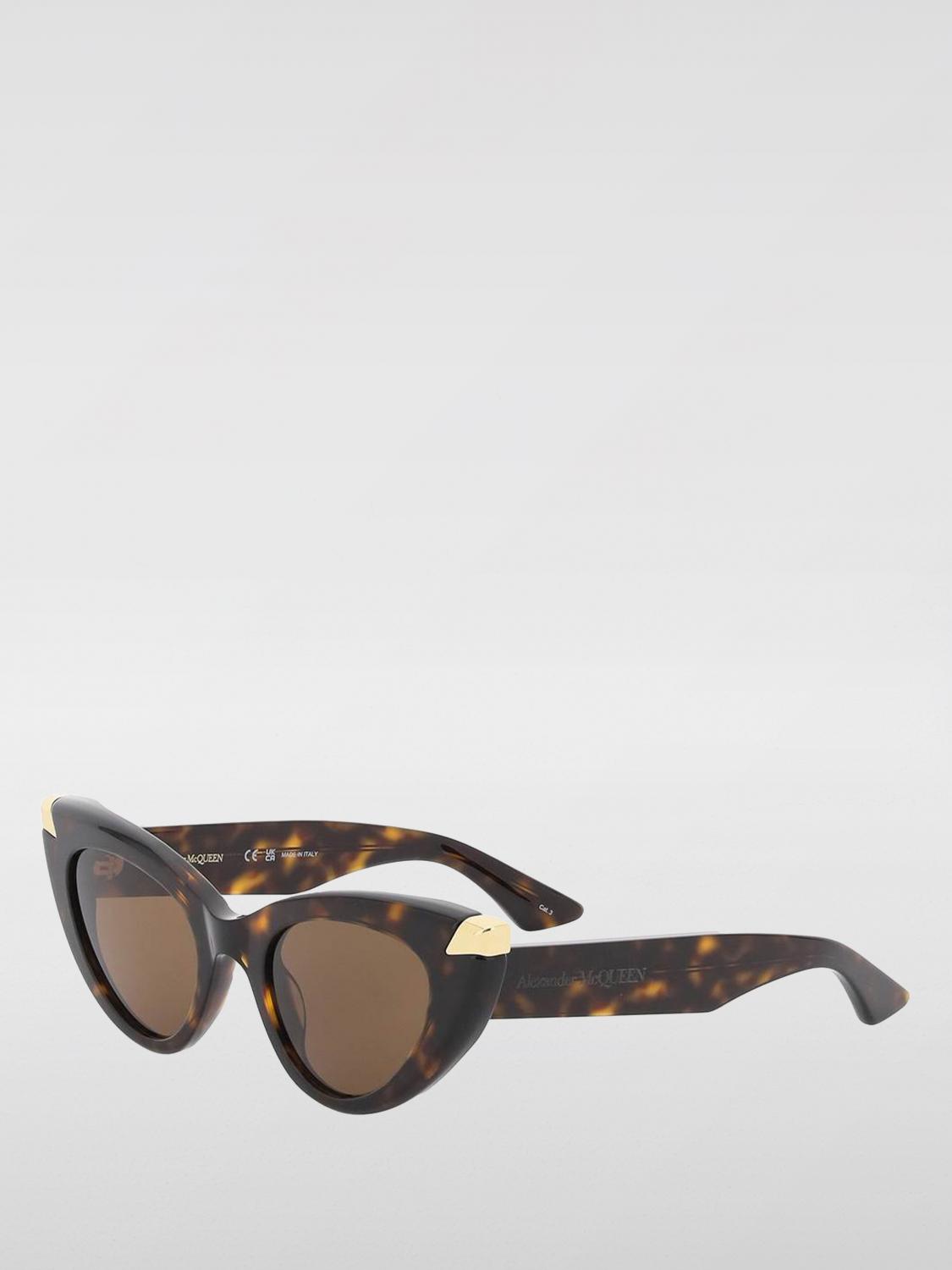 Alexander McQueen Sunglasses ALEXANDER MCQUEEN Woman color Brown