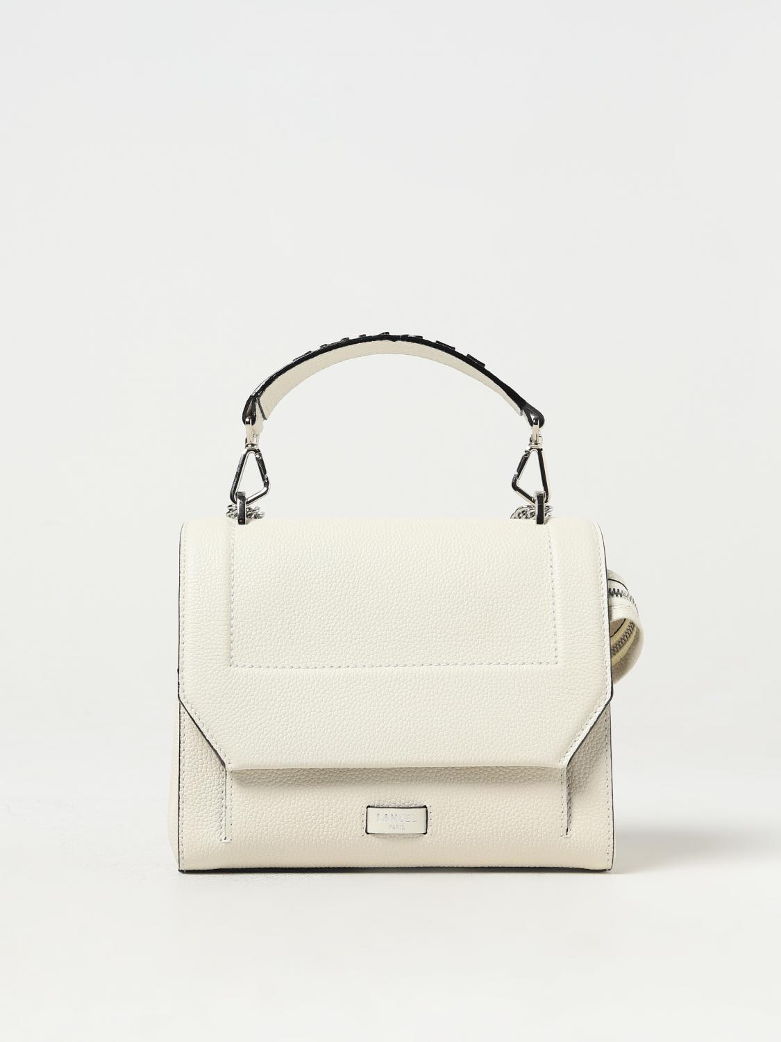 Lancel Handbag LANCEL Woman colour Yellow Cream