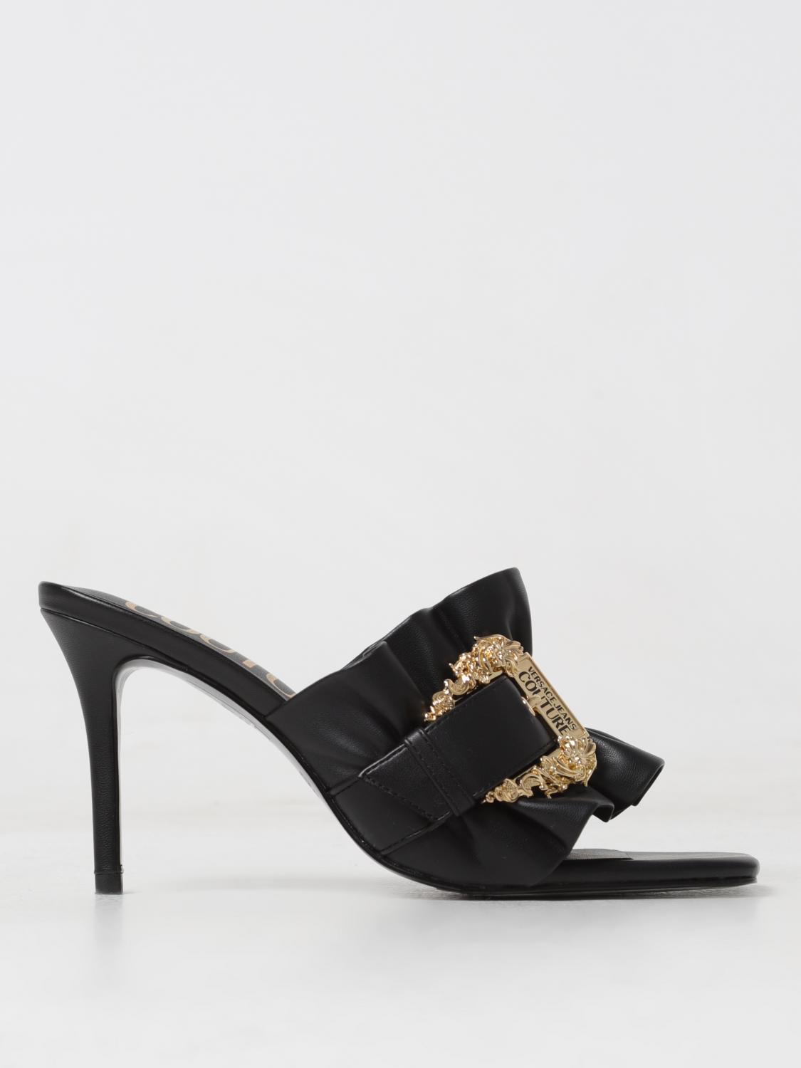 Versace Jeans Couture Heeled Sandals VERSACE JEANS COUTURE Woman colour Black