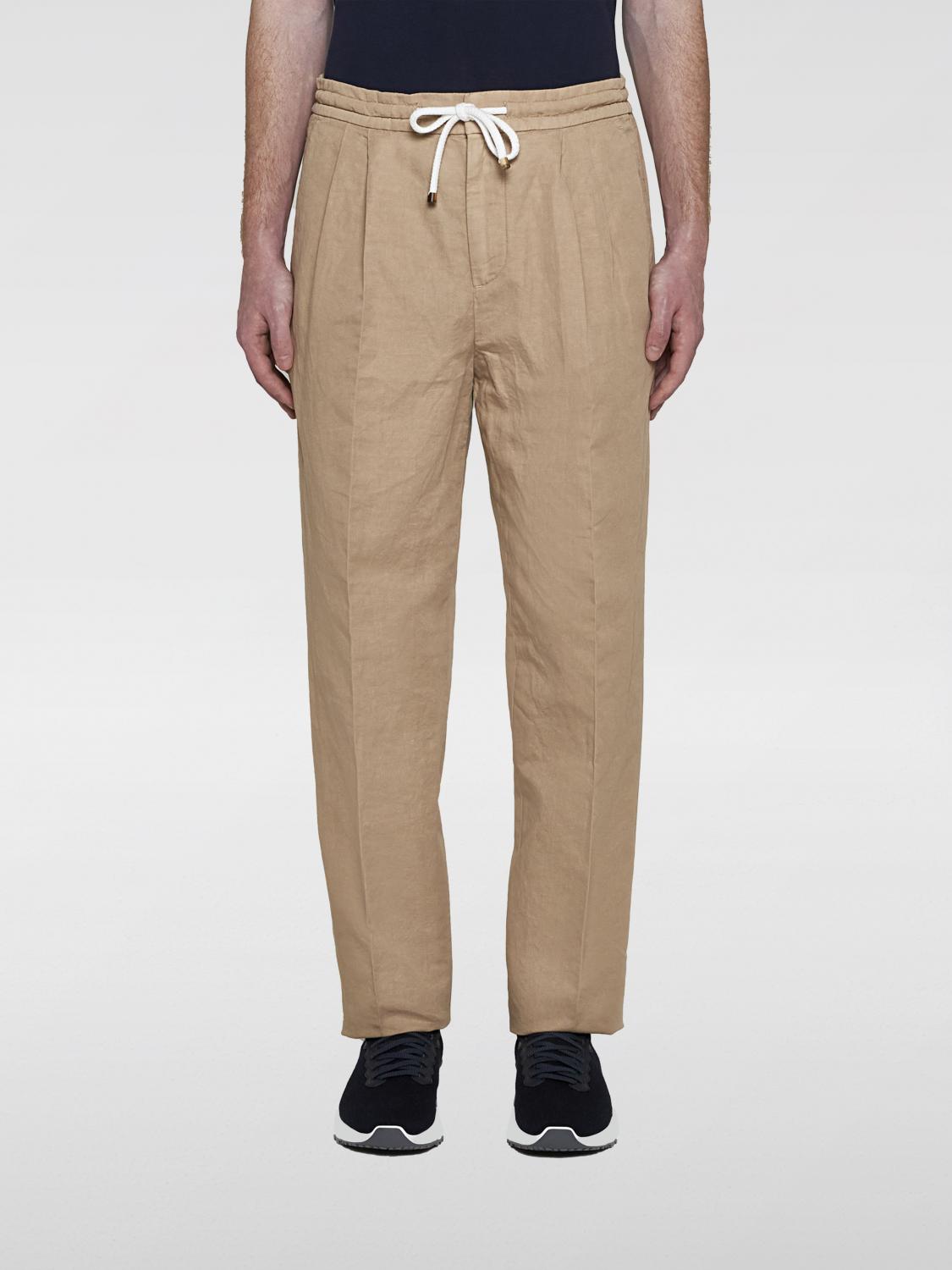 Brunello Cucinelli Pants BRUNELLO CUCINELLI Men color Ecru