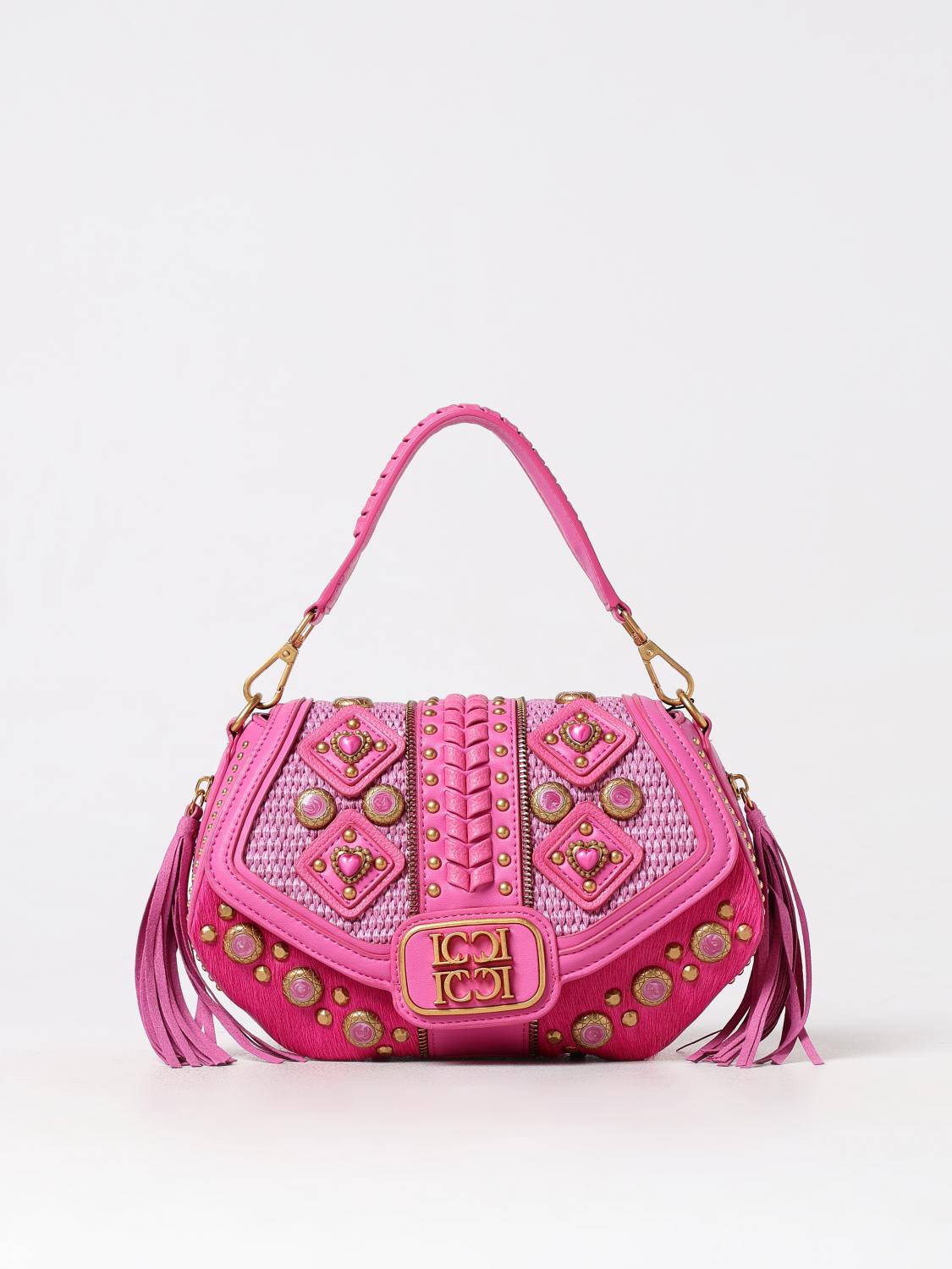 La Carrie Shoulder Bag LA CARRIE Woman color Fuchsia