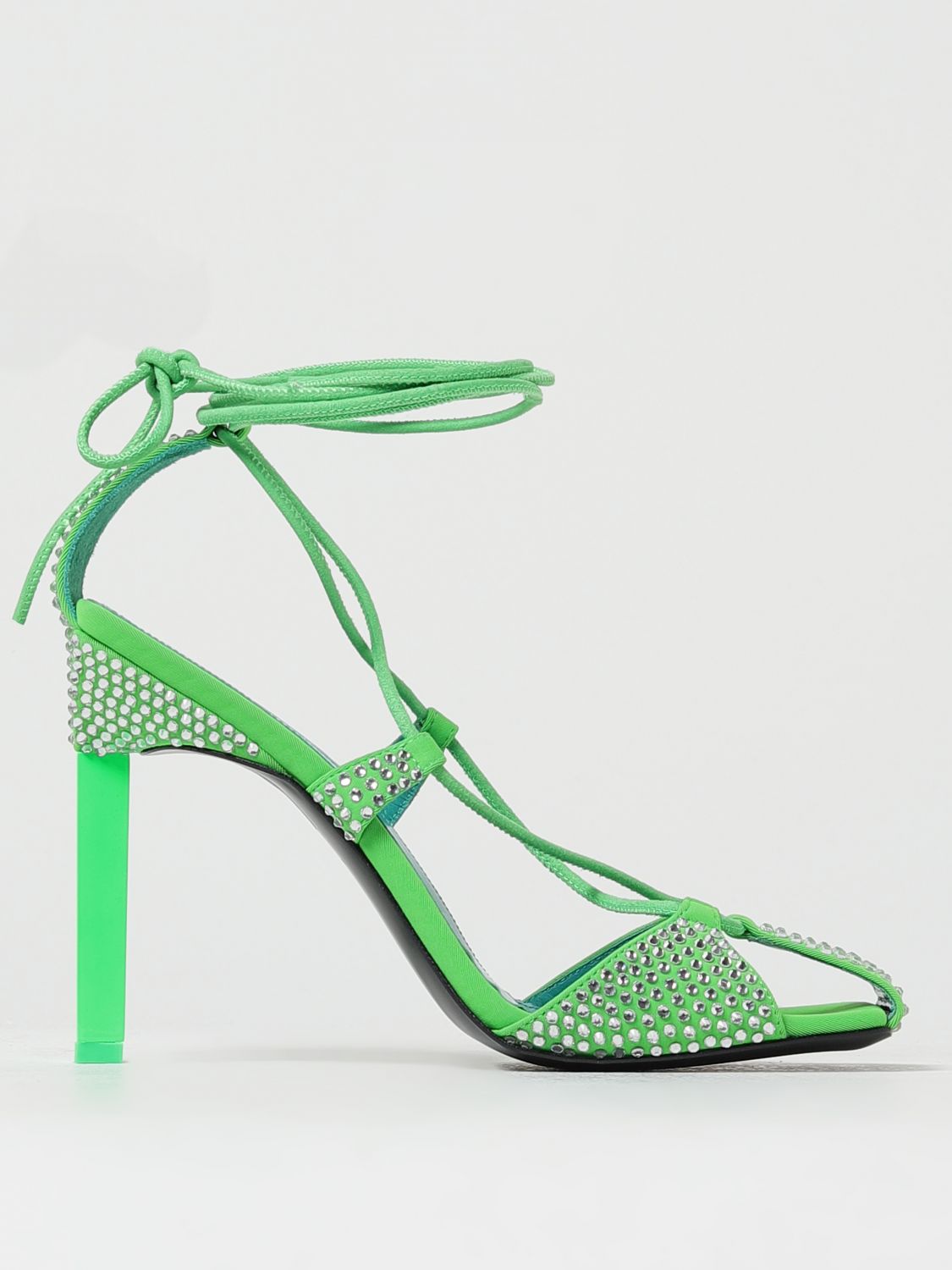 The Attico Heeled Sandals THE ATTICO Woman colour Green