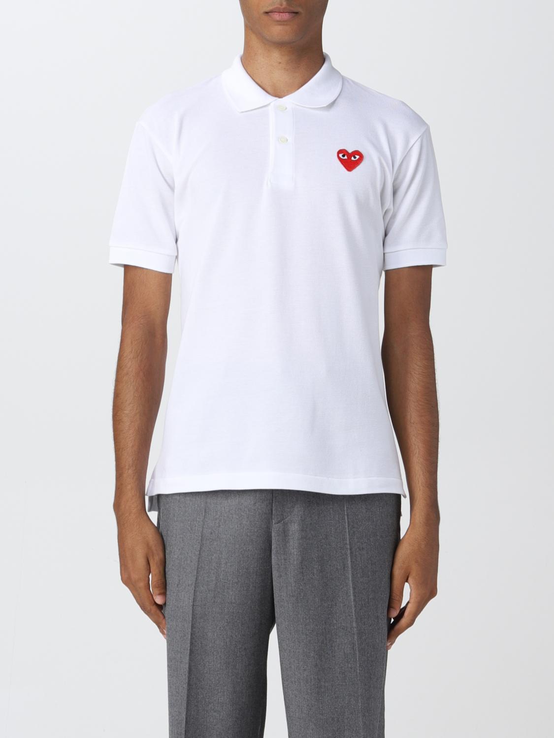 Comme Des Garçons Play Polo Shirt COMME DES GARCONS PLAY Men colour White