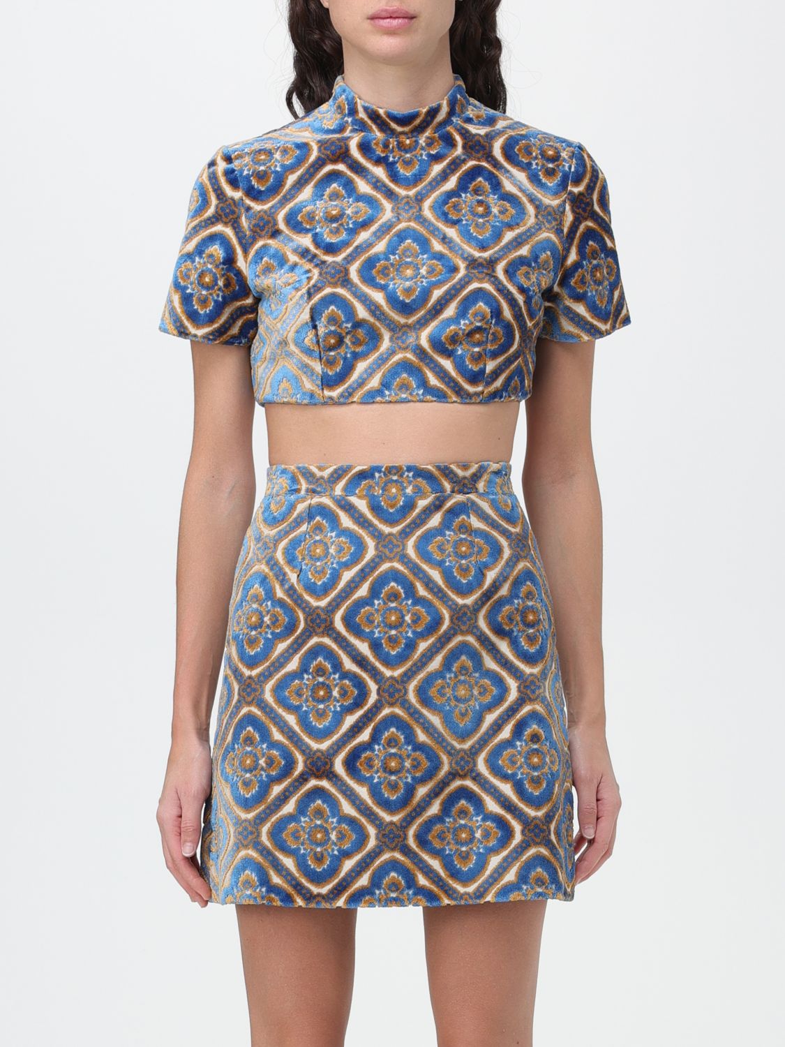 Etro Top ETRO Woman colour Blue