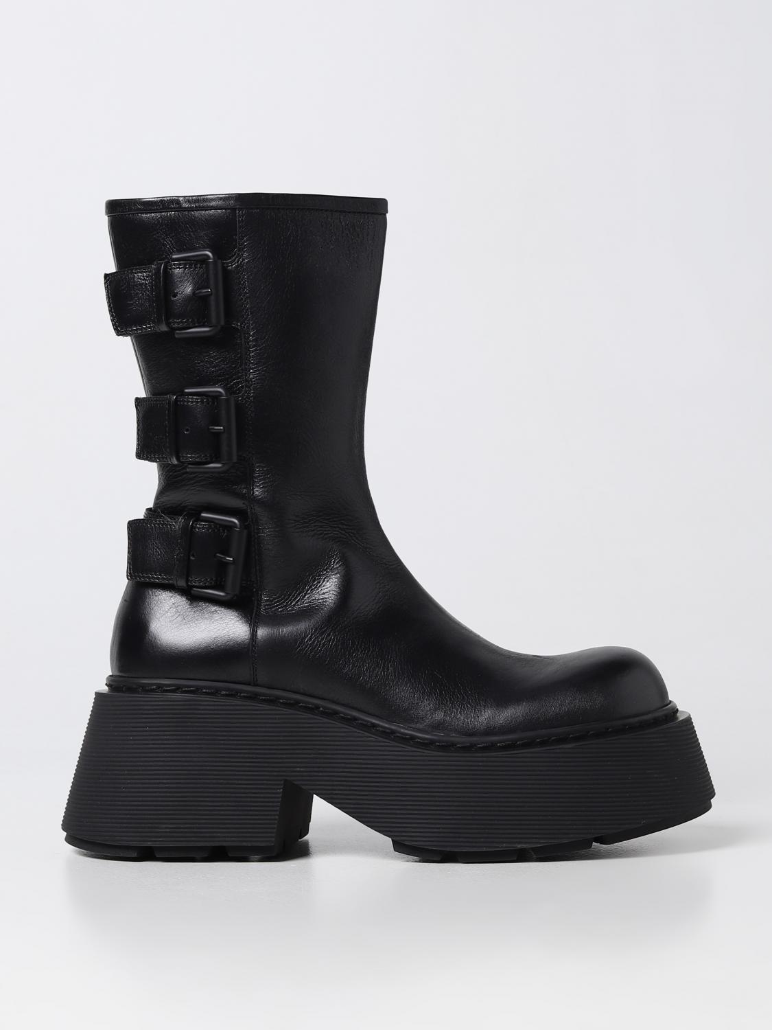 Vic Matié Flat Ankle Boots VIC MATIÉ Woman colour Black