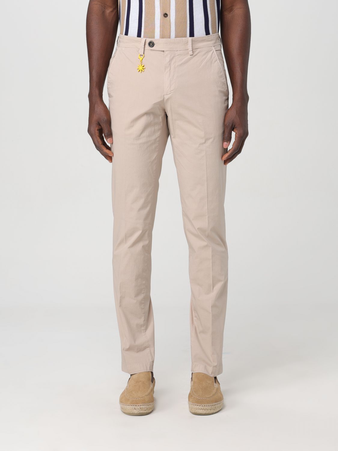 Manuel Ritz Trousers MANUEL RITZ Men colour Beige