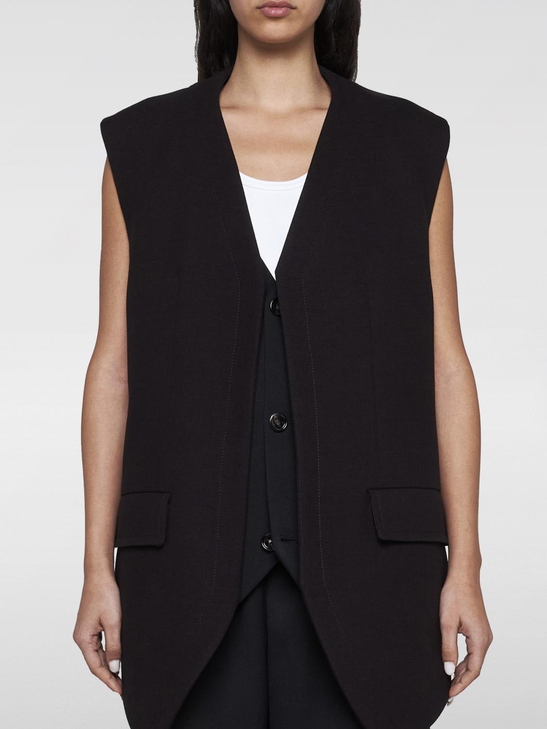 Bottega Veneta Waistcoat BOTTEGA VENETA Woman color Black