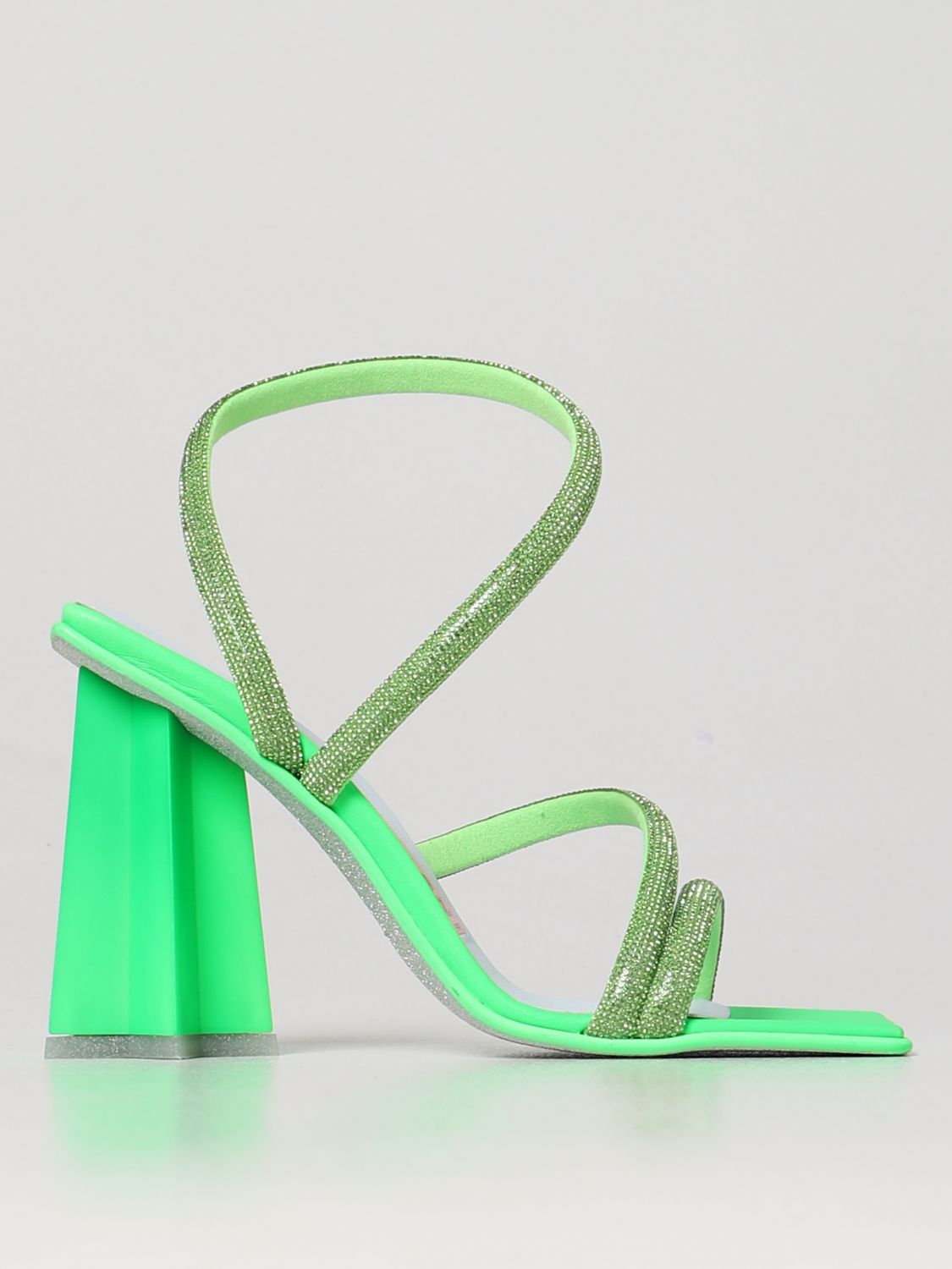 CHIARA FERRAGNI Heeled Sandals CHIARA FERRAGNI Woman colour Green