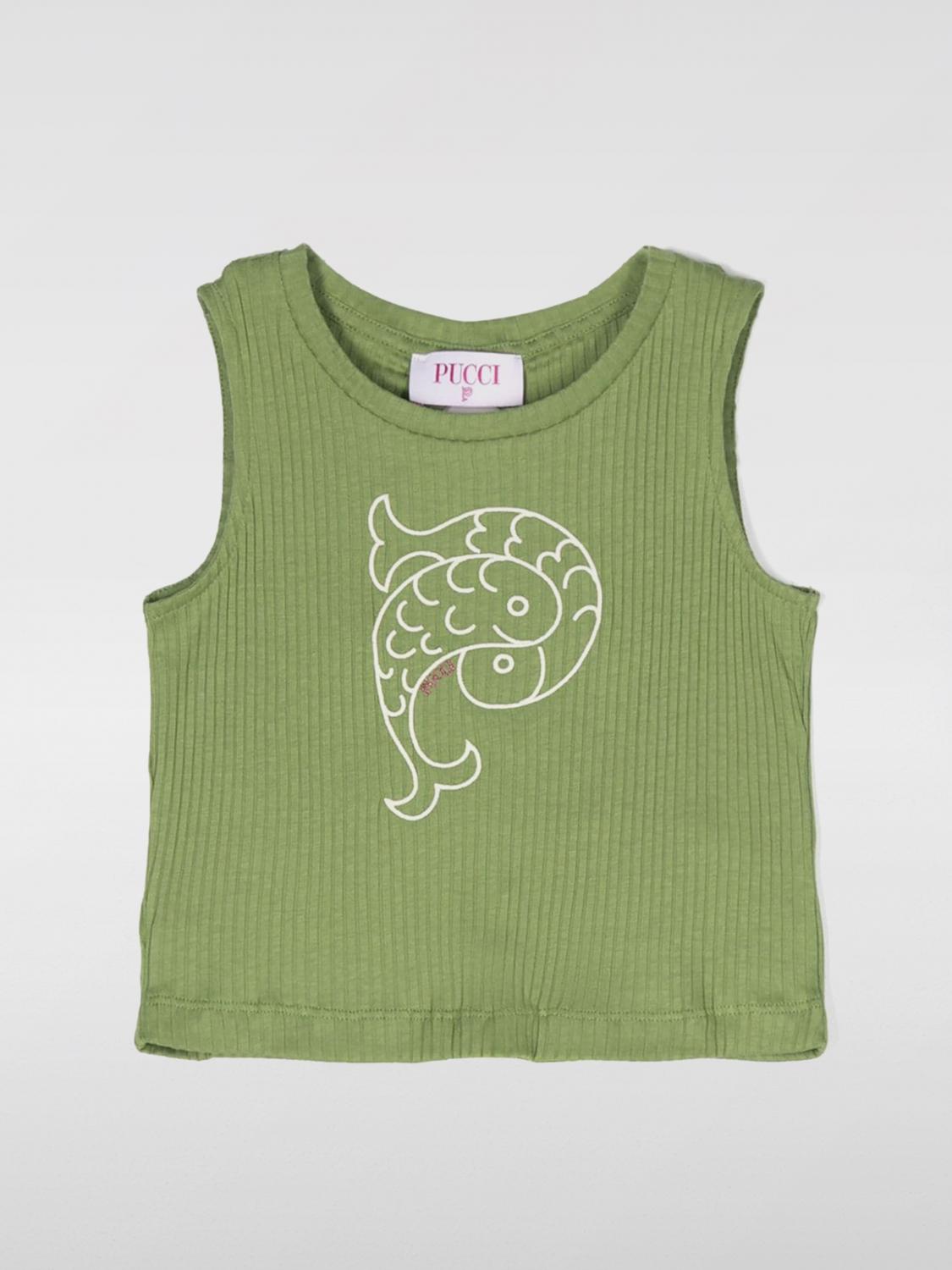 pucci T-Shirt PUCCI Kids color Green