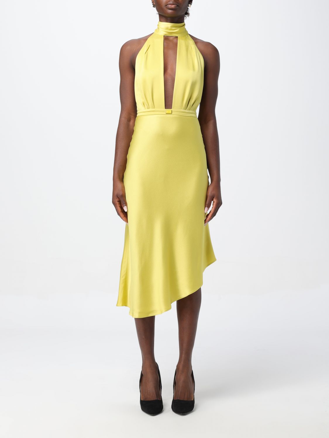 Elisabetta Franchi Dress ELISABETTA FRANCHI Woman colour Yellow