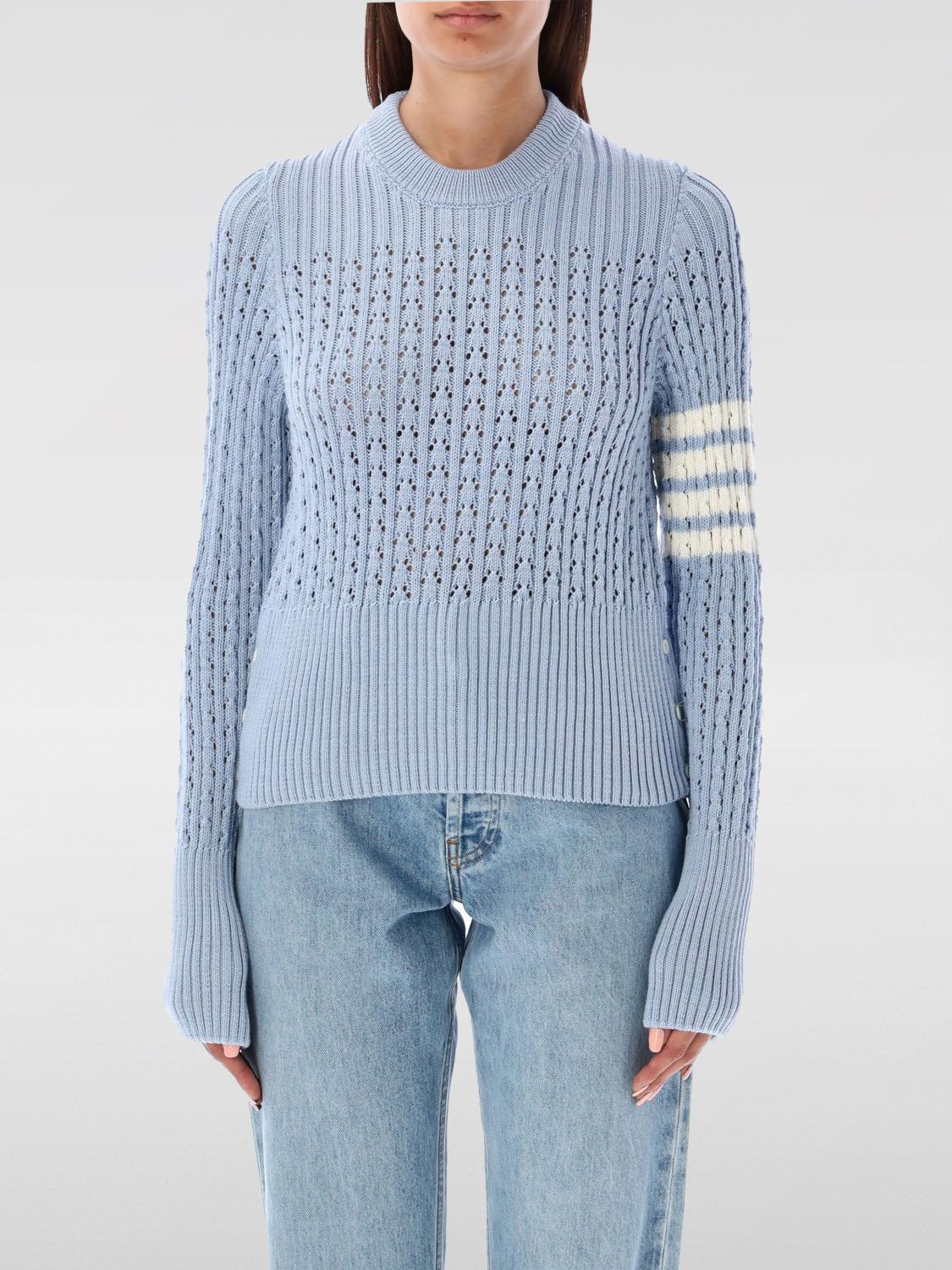 Thom Browne Sweater THOM BROWNE Woman color Blue