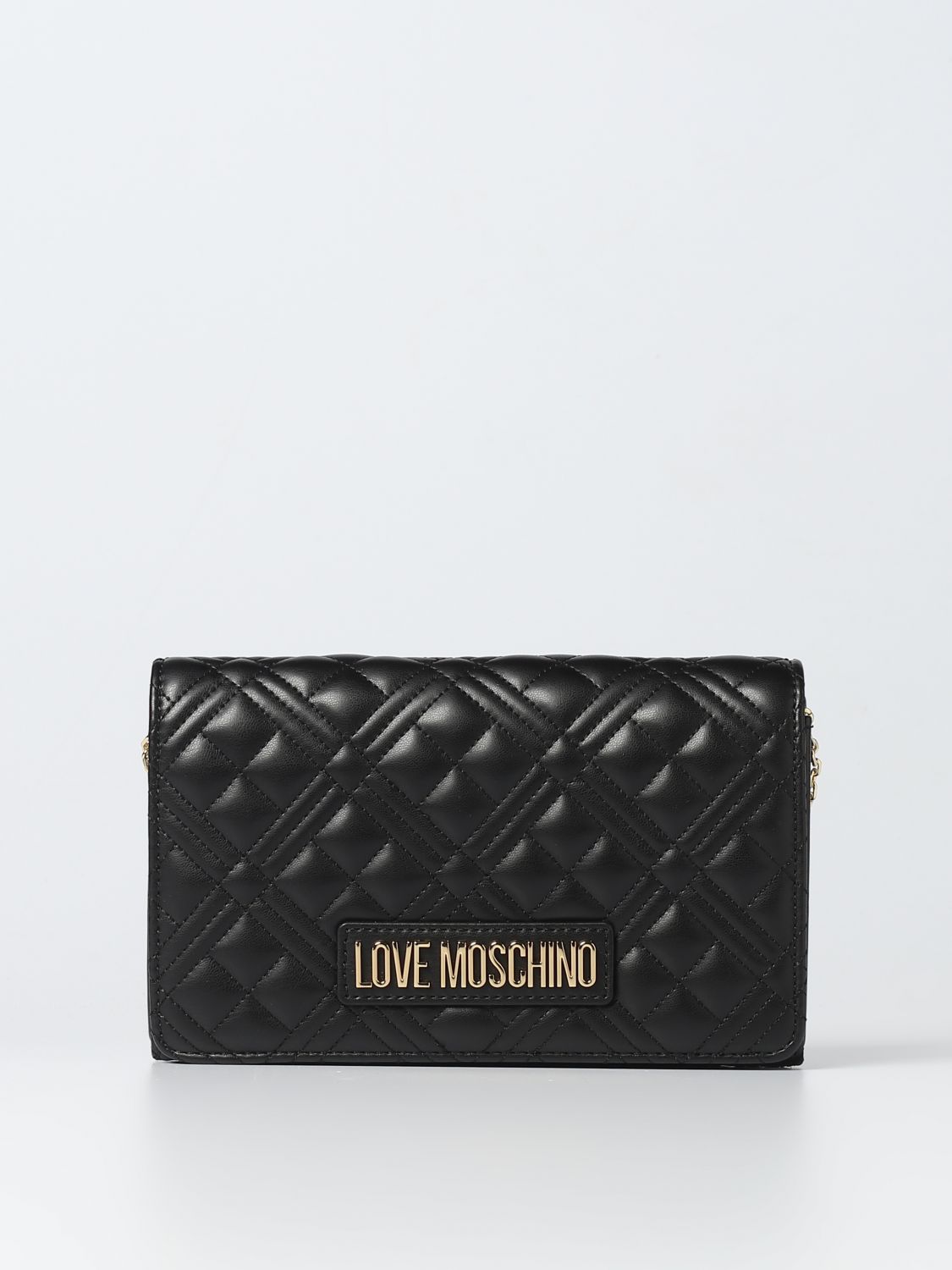 Love Moschino Cross Quilted Clutch