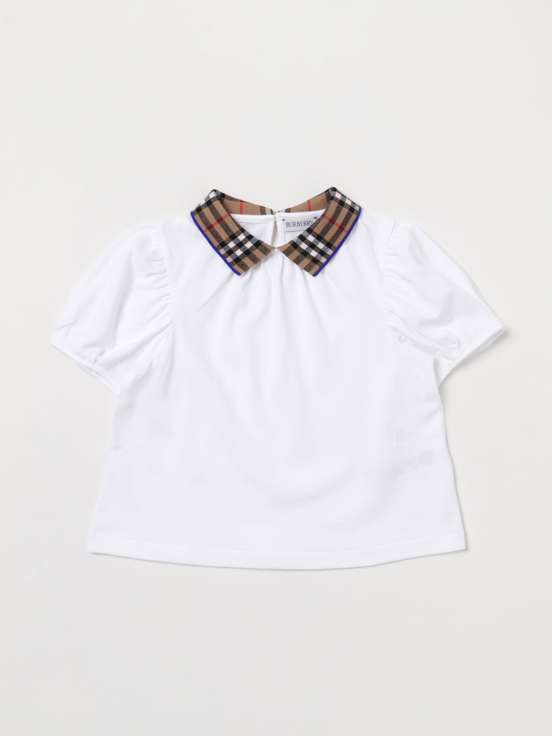 Burberry Kids Polo Shirt BURBERRY KIDS Kids colour White