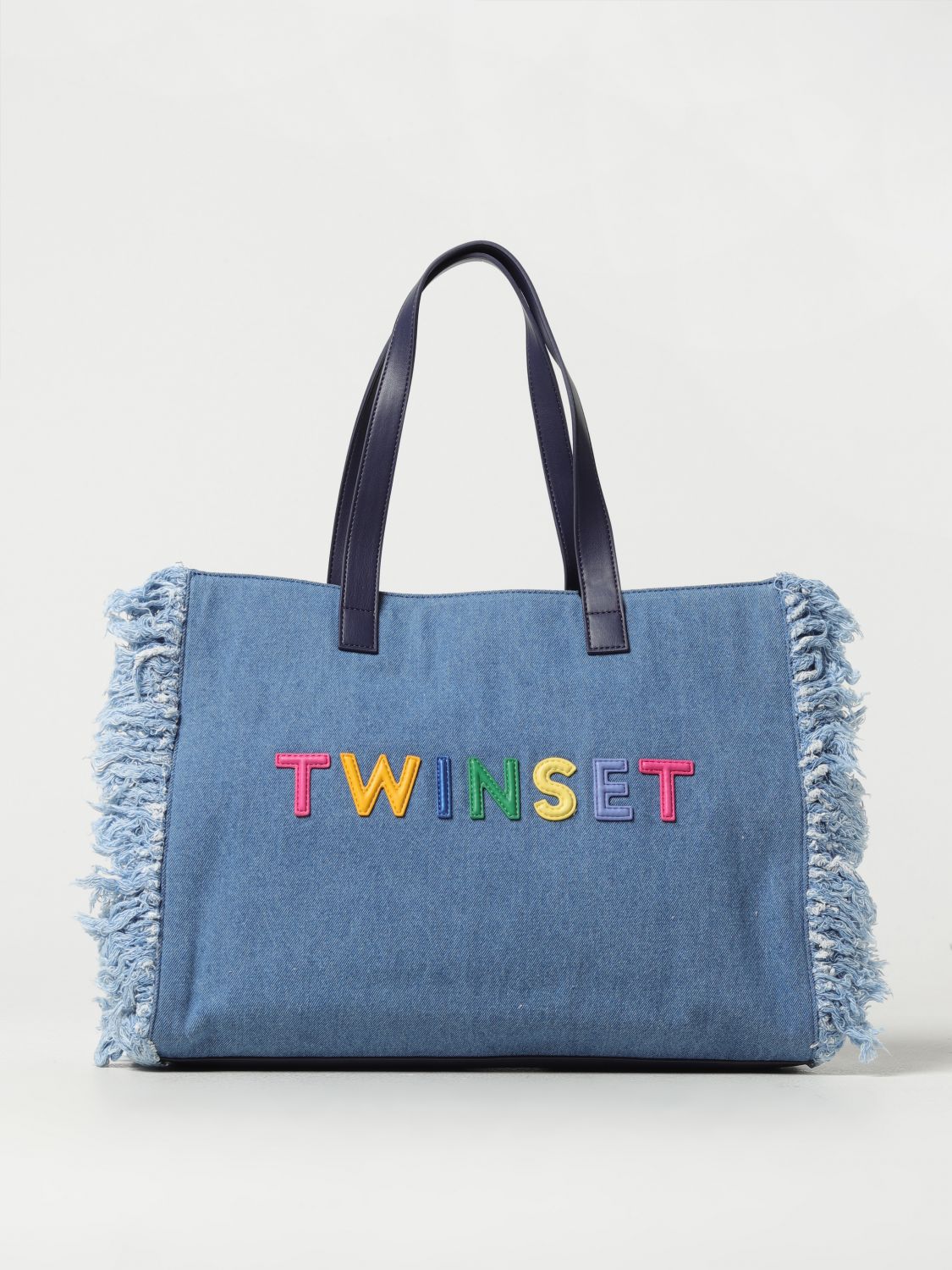 Twinset Tote Bags TWINSET Woman colour Denim