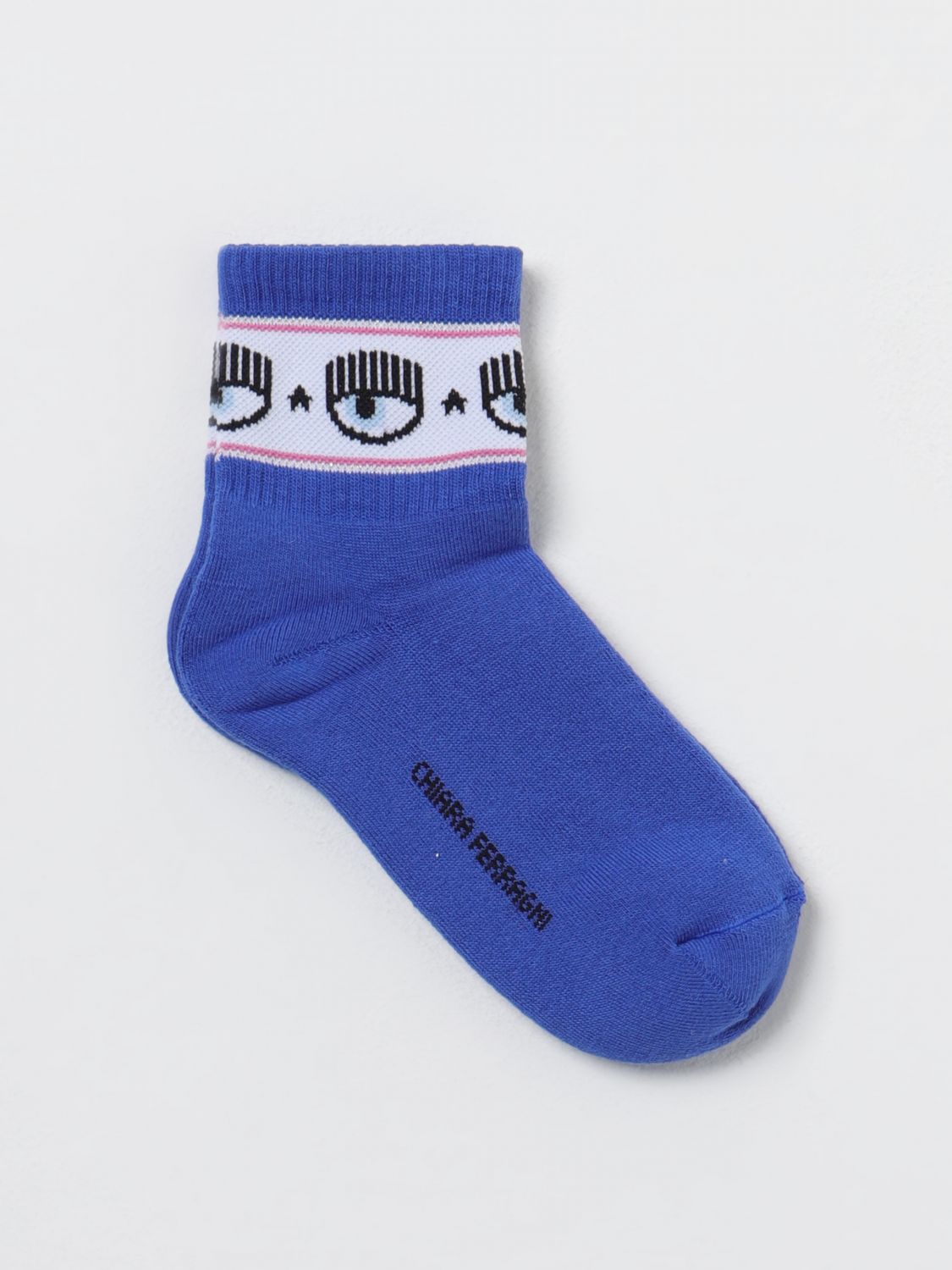 CHIARA FERRAGNI Socks CHIARA FERRAGNI Woman colour Blue