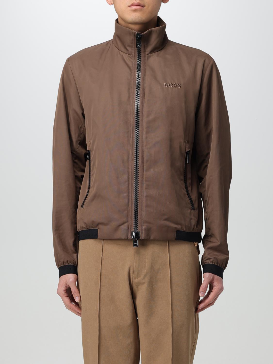 BOSS Jacket BOSS Men colour Brown