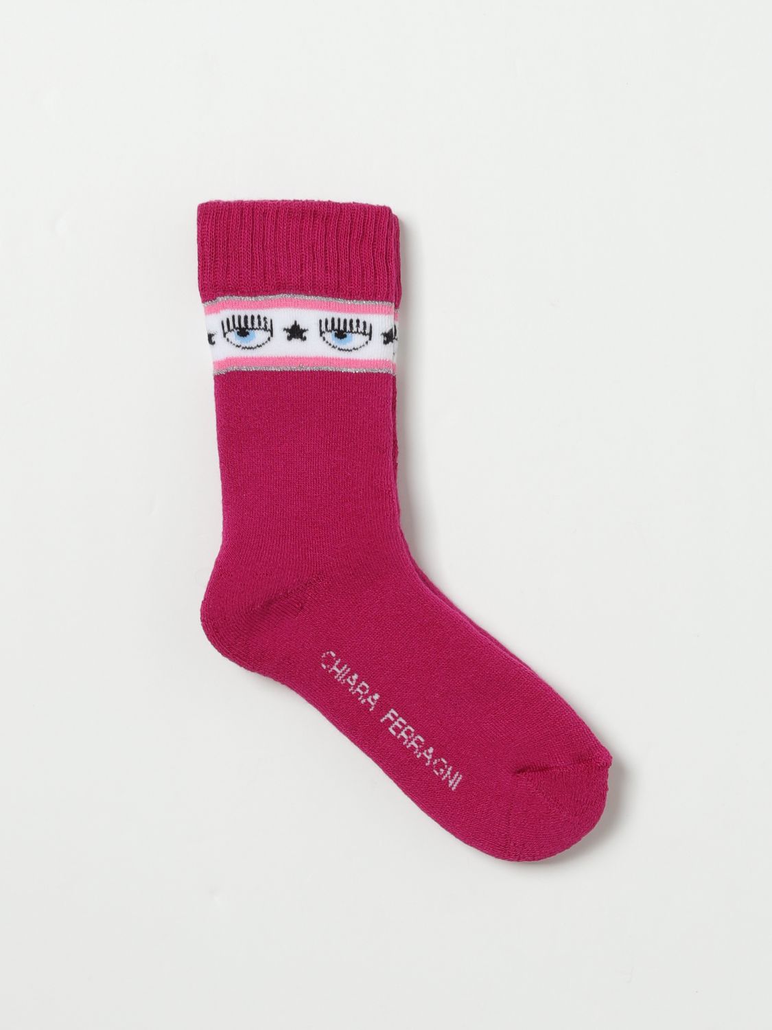 CHIARA FERRAGNI Girls' Socks CHIARA FERRAGNI Kids colour Fuchsia