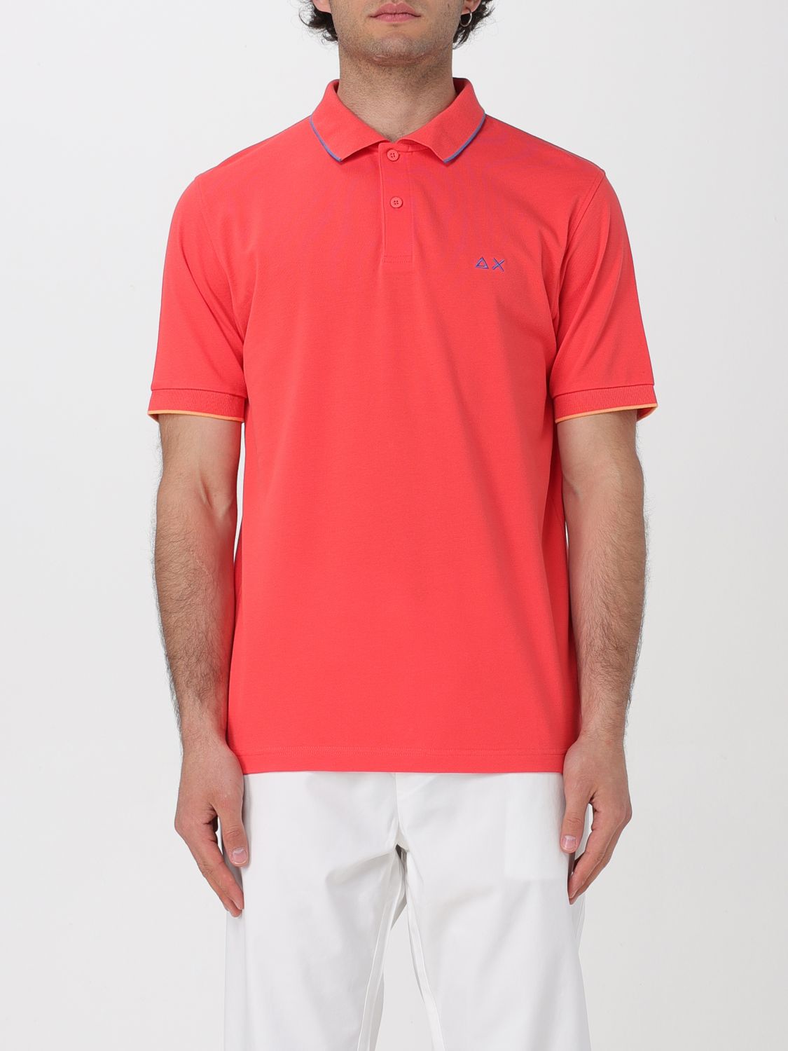  Polo Shirt SUN 68 Men colour Raspberry