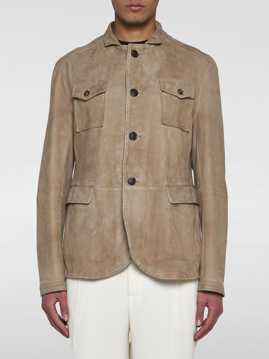 Giorgio Armani Jacket GIORGIO ARMANI Men color Beige