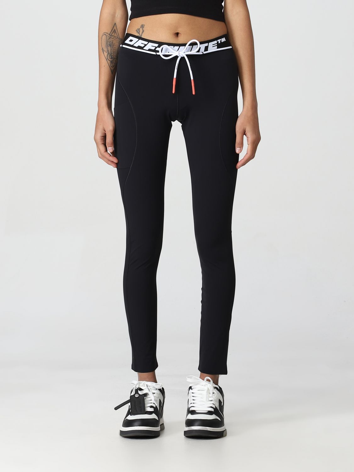 OFF-WHITE Trousers OFF-WHITE Woman colour Black