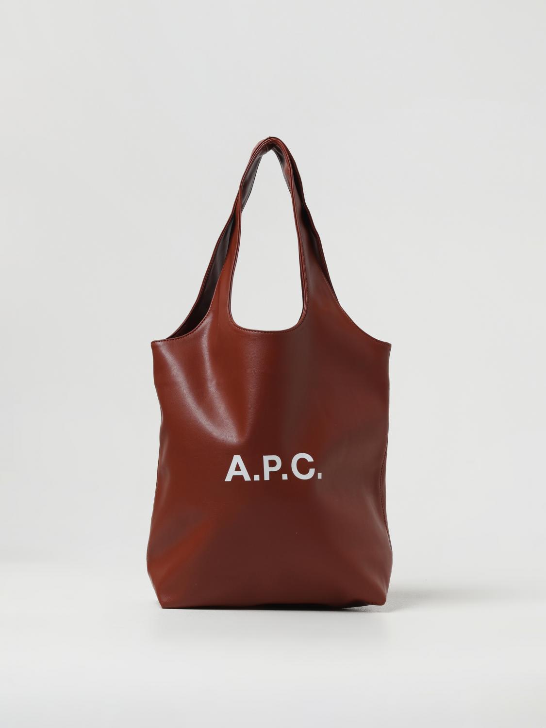 A.P.C. Tote Bags A. P.C. Woman color Brown