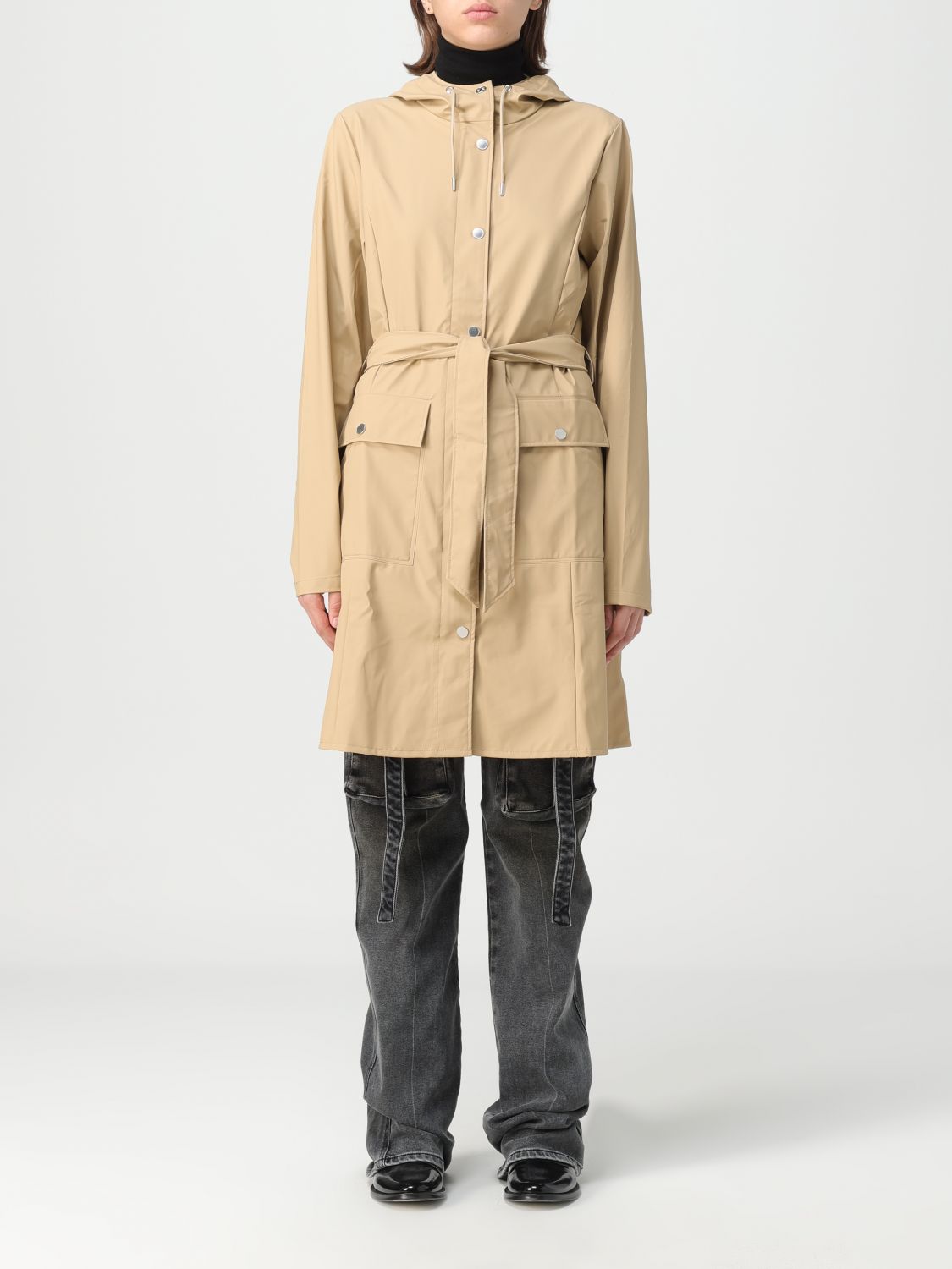 Rains Jacket RAINS Woman colour Sand