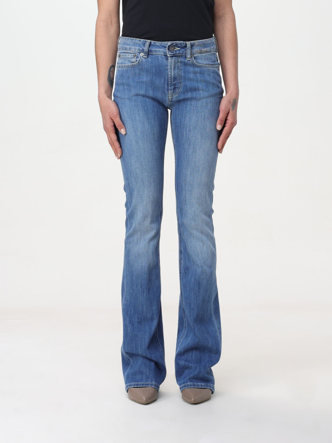 Dondup Trousers DONDUP Woman colour Denim