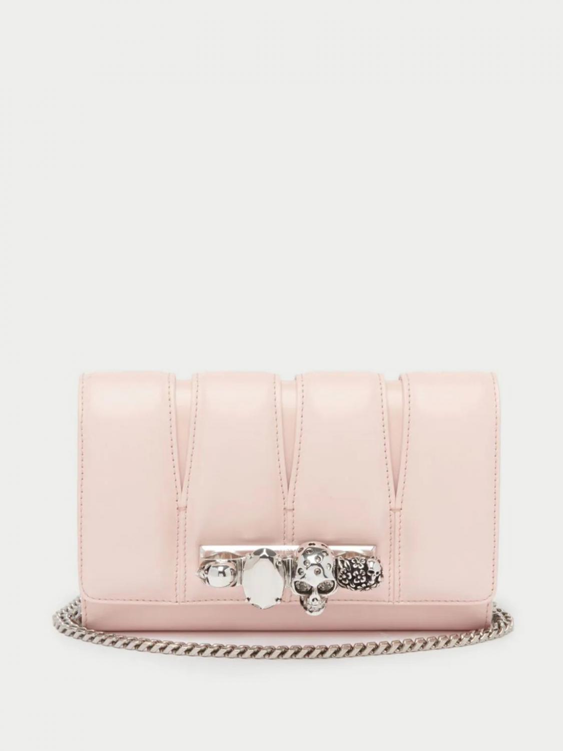 Alexander McQueen Clutch ALEXANDER MCQUEEN Woman color Pink