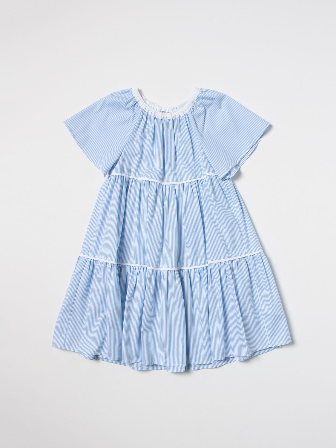 Il Gufo Dress IL GUFO Kids colour Gnawed Blue