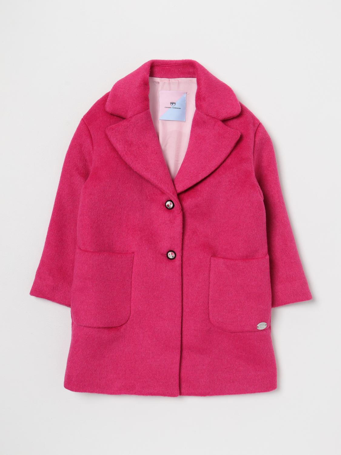 CHIARA FERRAGNI Coat CHIARA FERRAGNI Kids colour Fuchsia