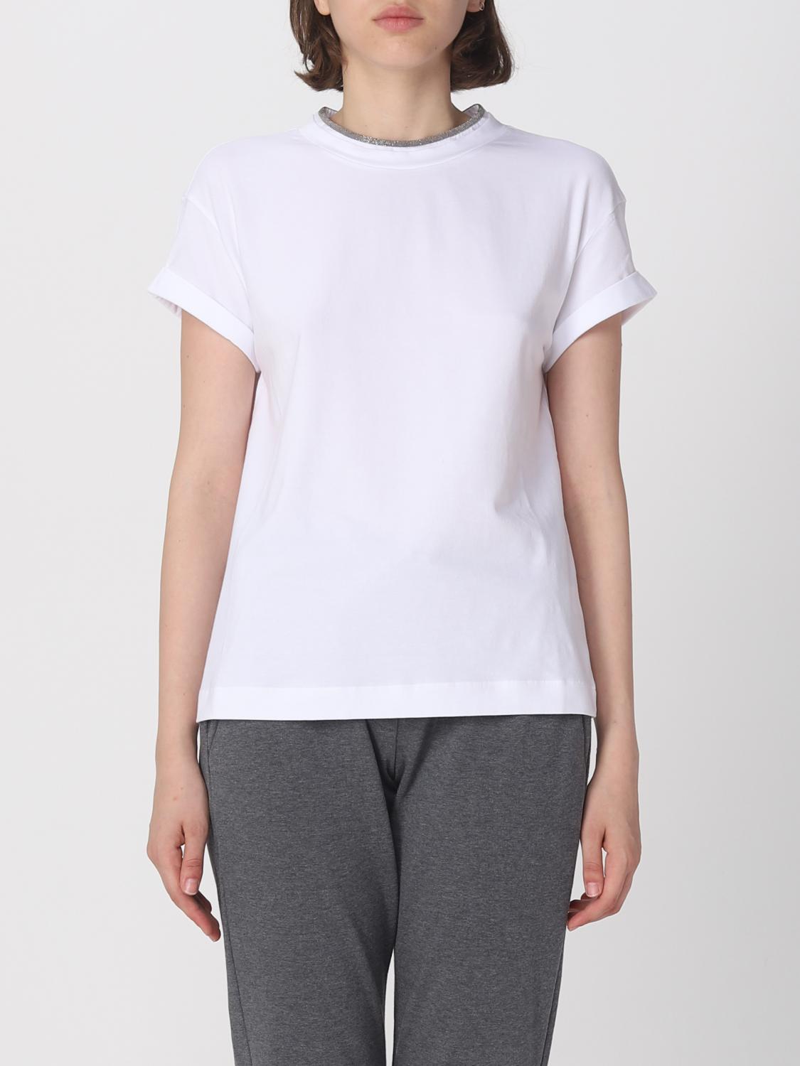 Brunello Cucinelli T-Shirt BRUNELLO CUCINELLI Woman colour White