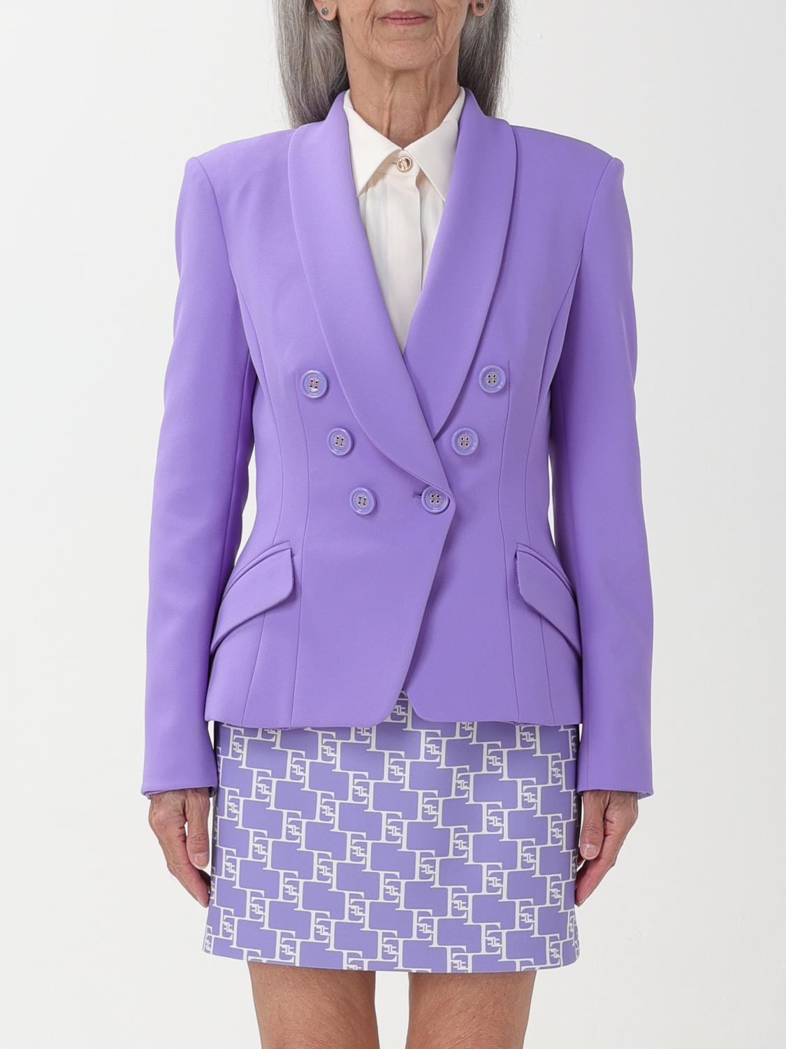 Elisabetta Franchi Blazer ELISABETTA FRANCHI Woman colour Violet