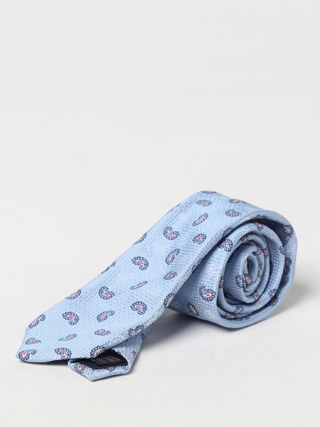 Daniele Alessandrini Tie DANIELE ALESSANDRINI Men colour Gnawed Blue