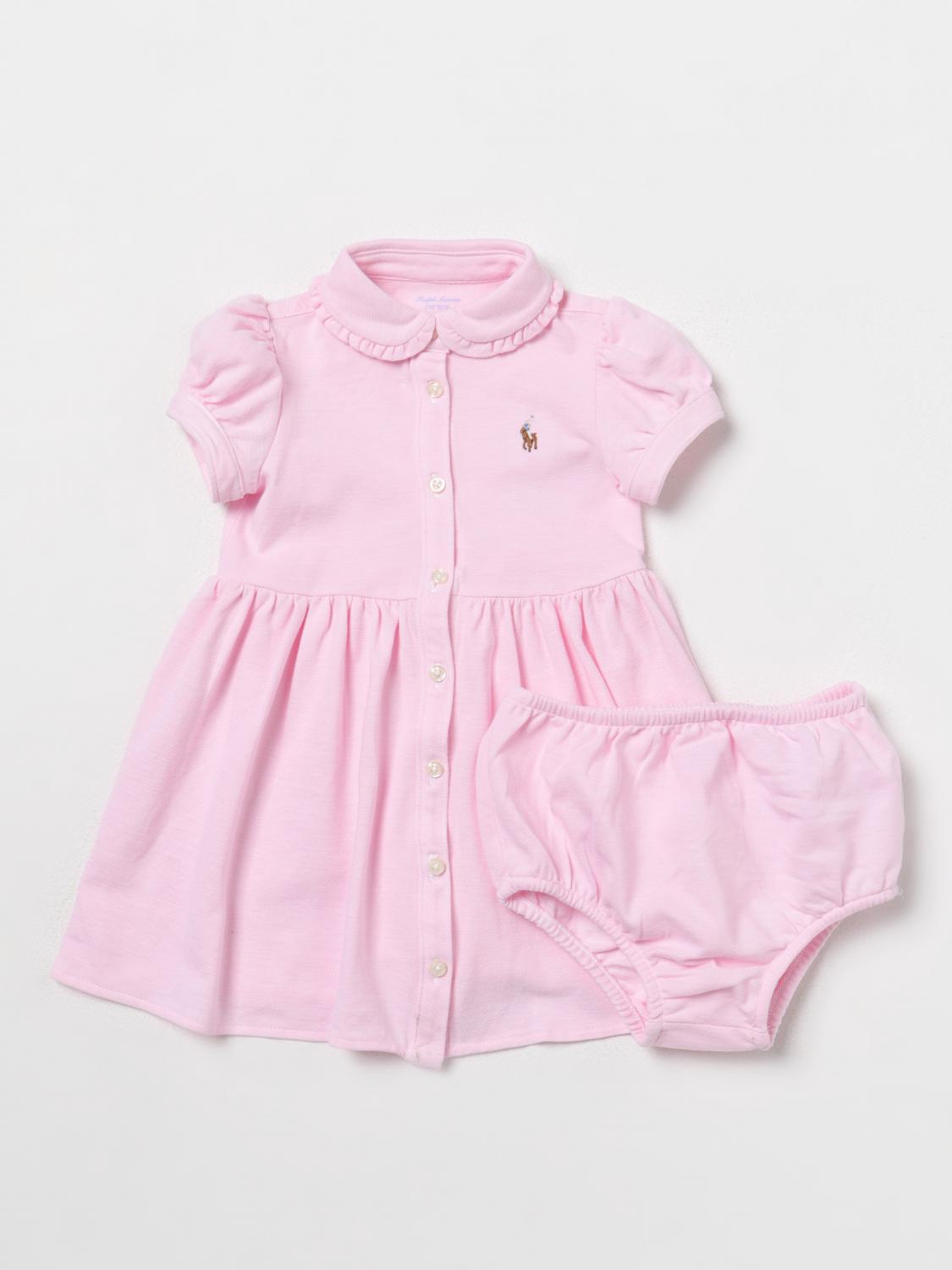 Polo Ralph Lauren Romper POLO RALPH LAUREN Kids colour Pink